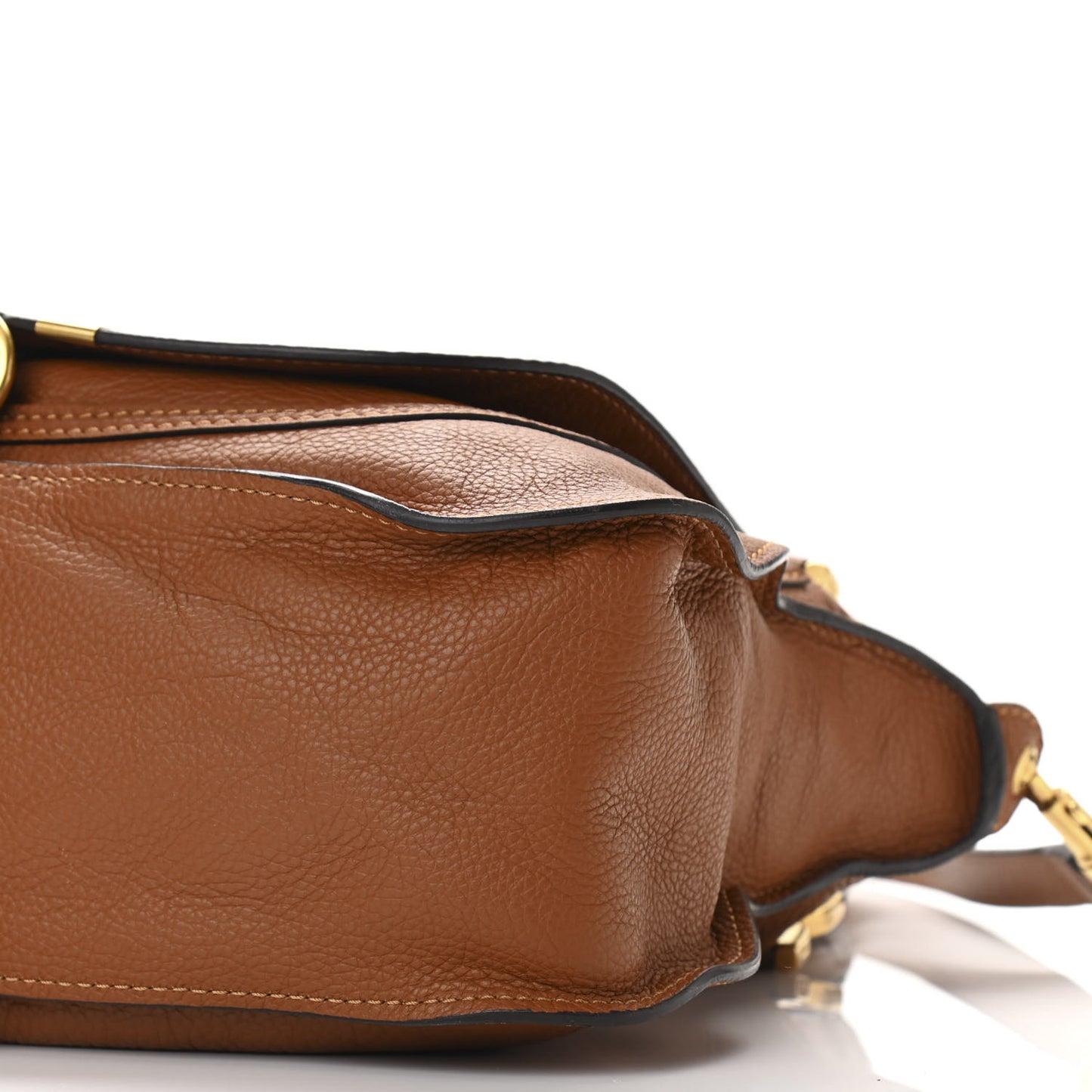 Calfskin Medium Marcie Satchel Tan