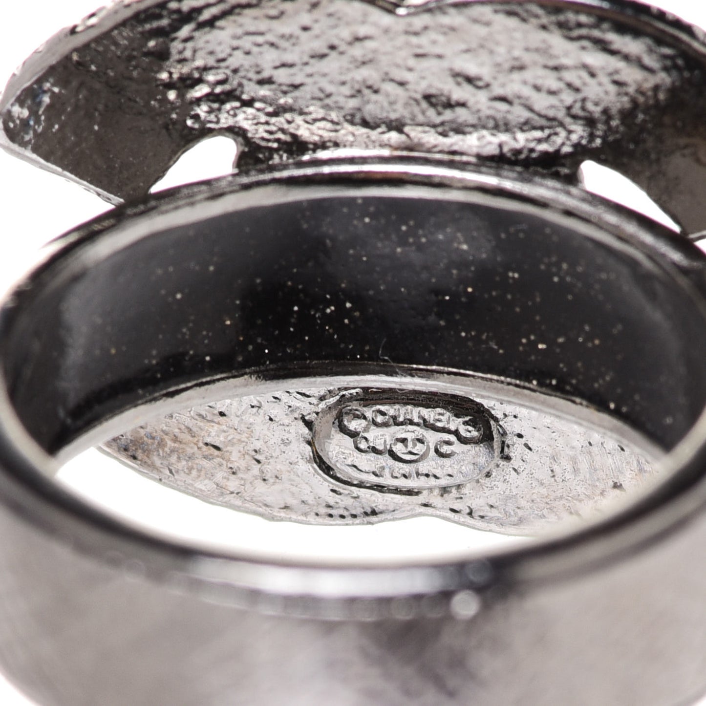 Crystal CC Ring 6 Silver
