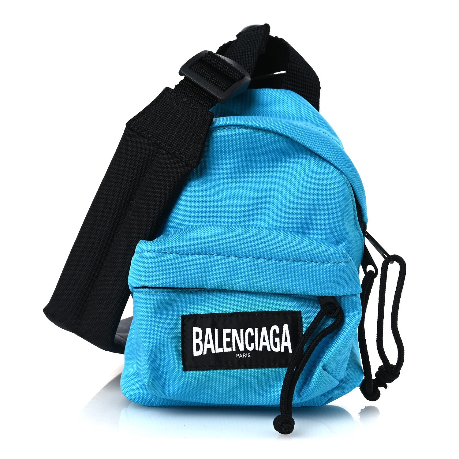 Balenciaga Recycled Casual Nylon Mini Oversized Backpack Cyclades Blue 1838900 – FASHIONPHILE