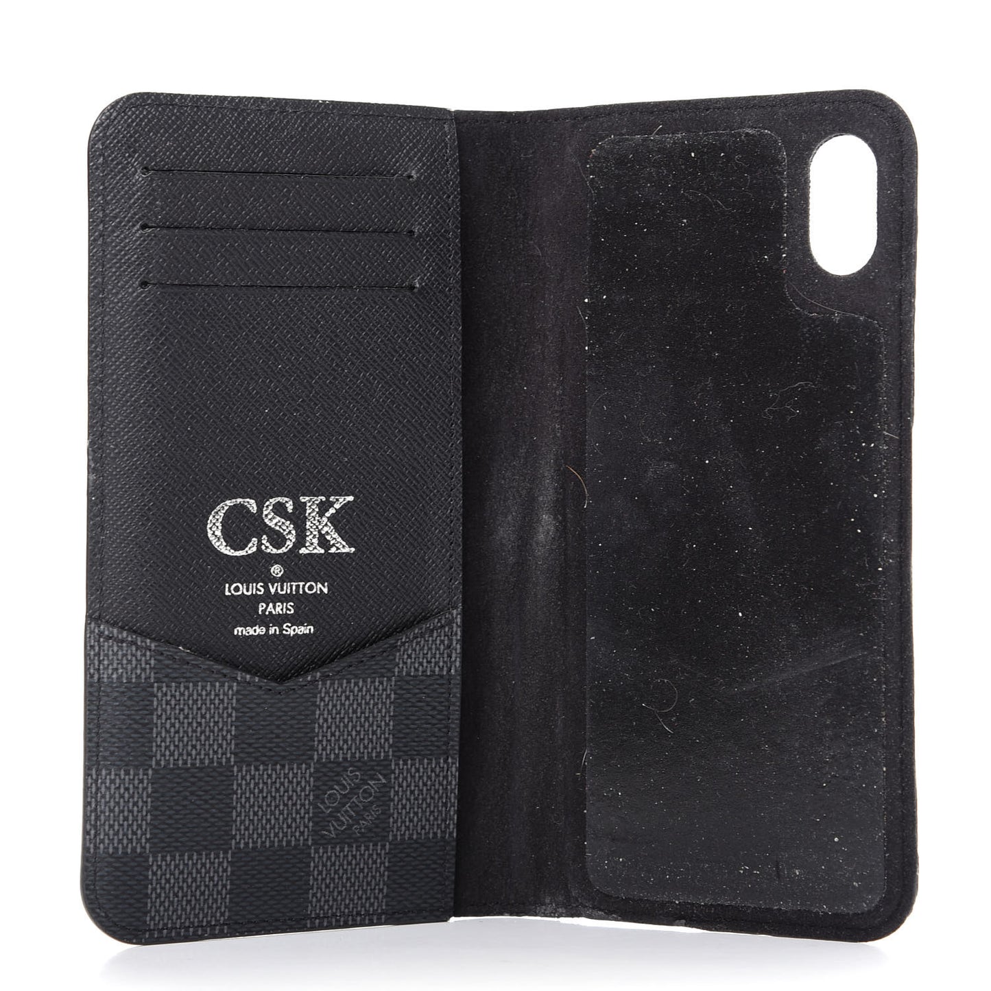 Damier Graphite iPhone X Folio Case