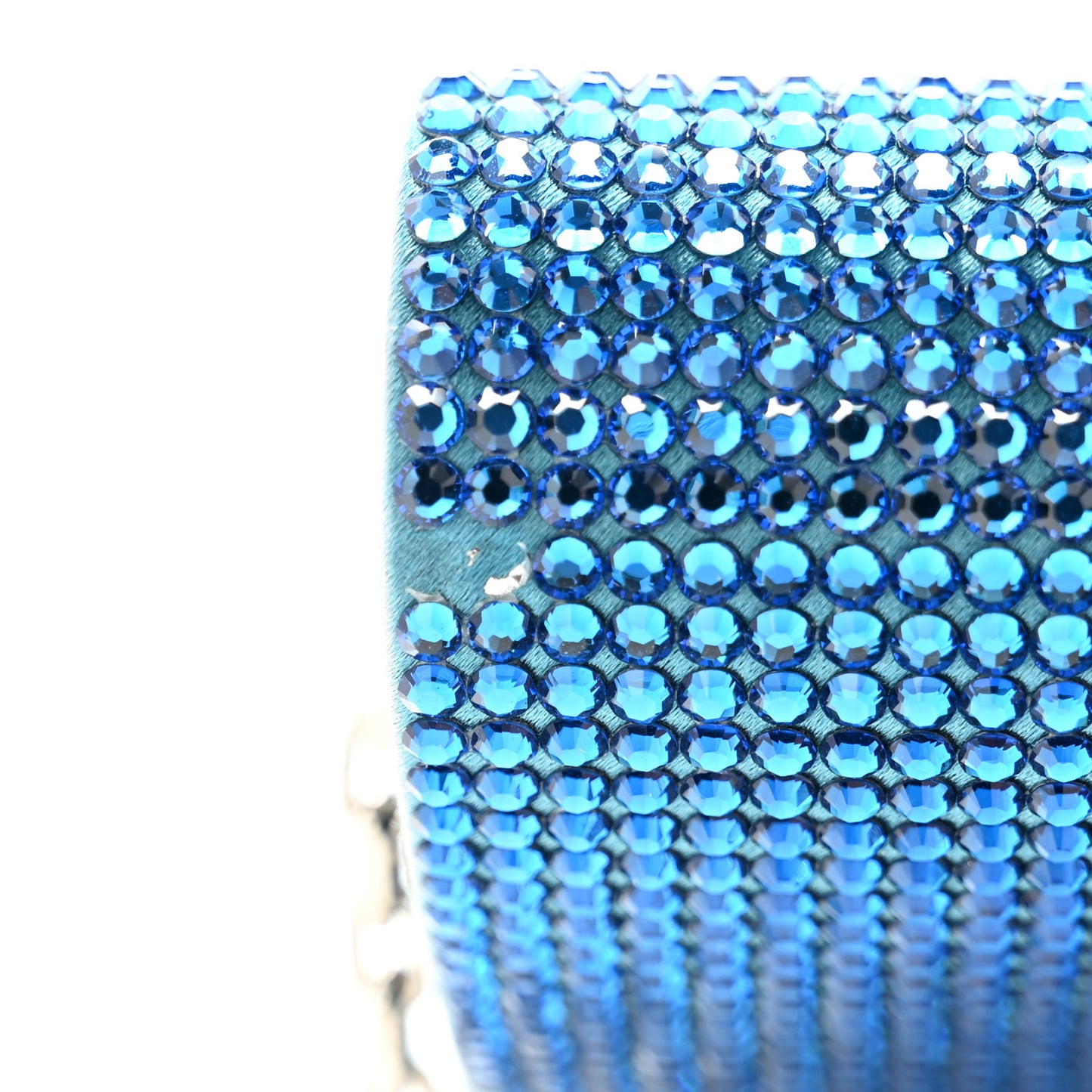Swarovski Crystal Fizzy Clutch Blue