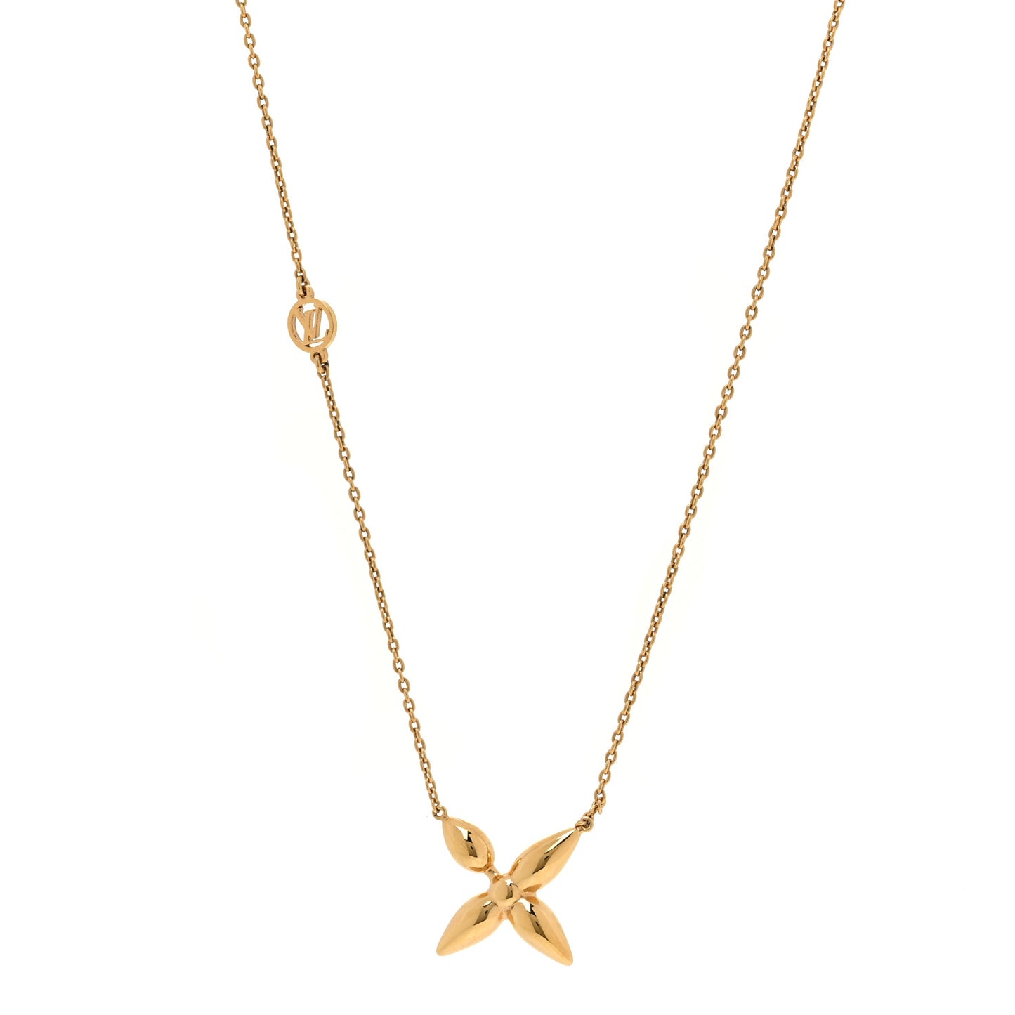 Metal Louisette Necklace Gold