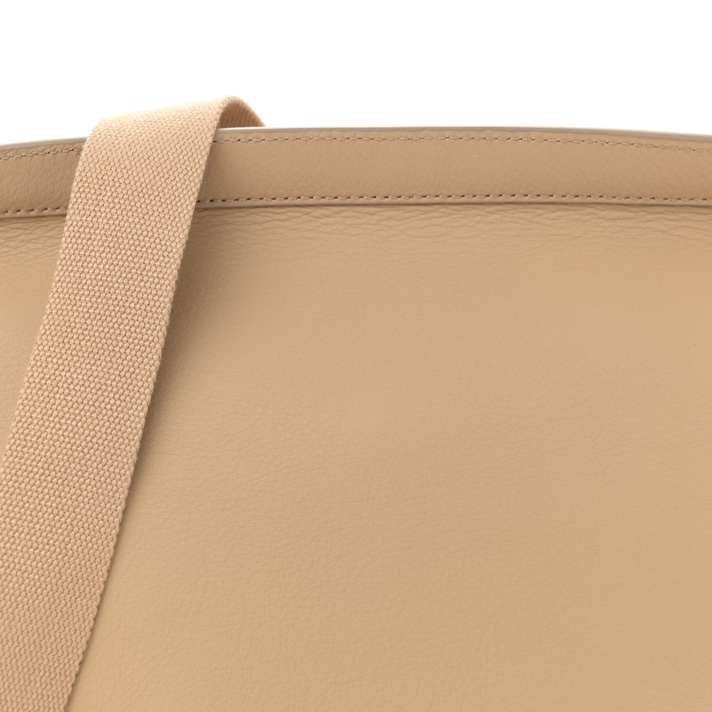 Grained Calfskin Large Slouchy Banana Bag Light Cuir