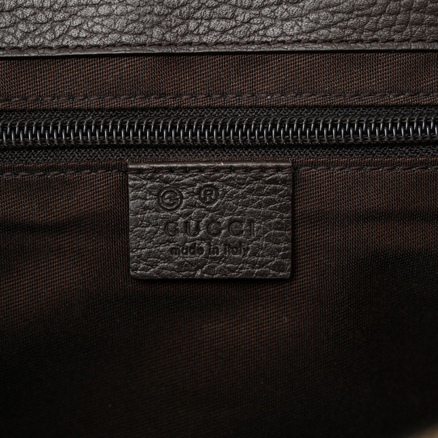 Monogram Flap Messenger Bag Beige Dark Brown