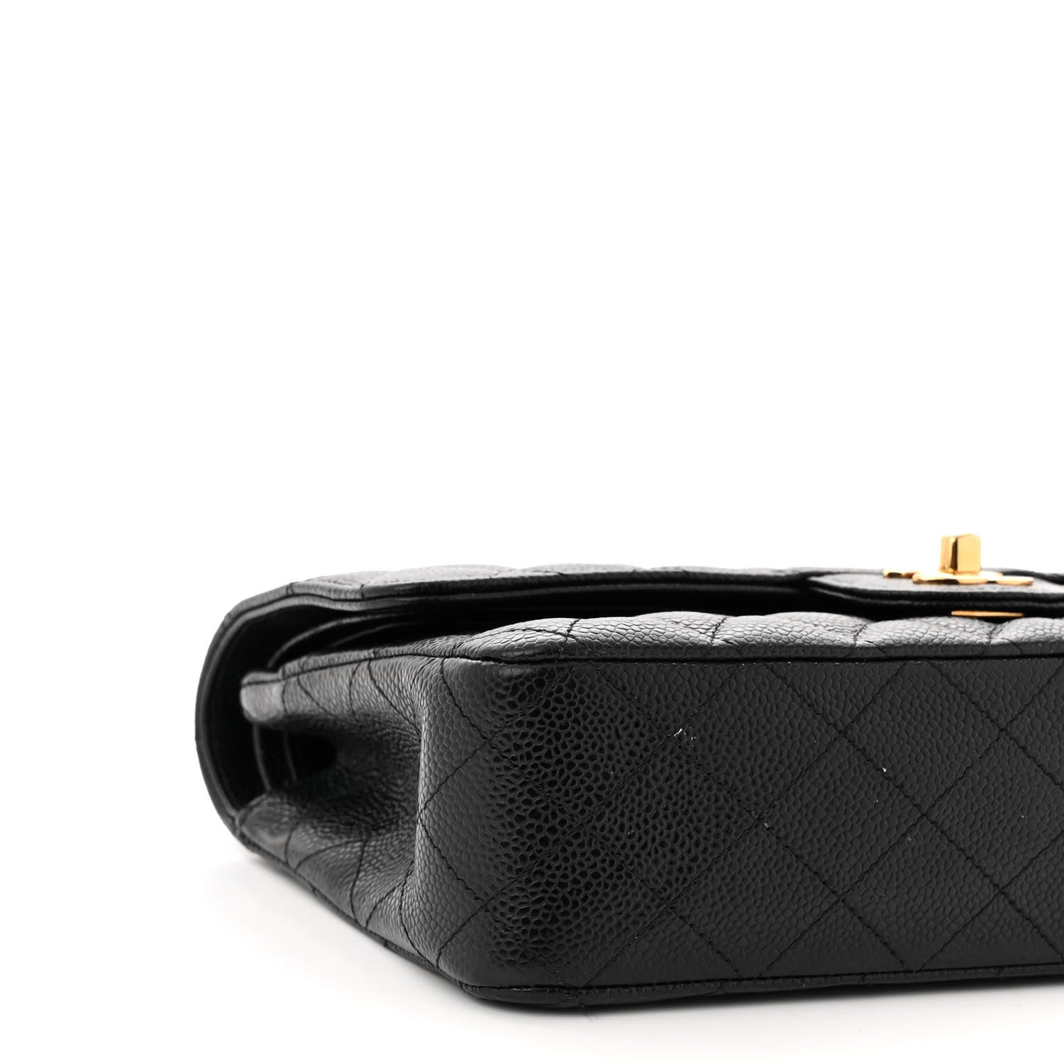 Chanel Caviar Quilted Medium Double Flap Black 9 of 11