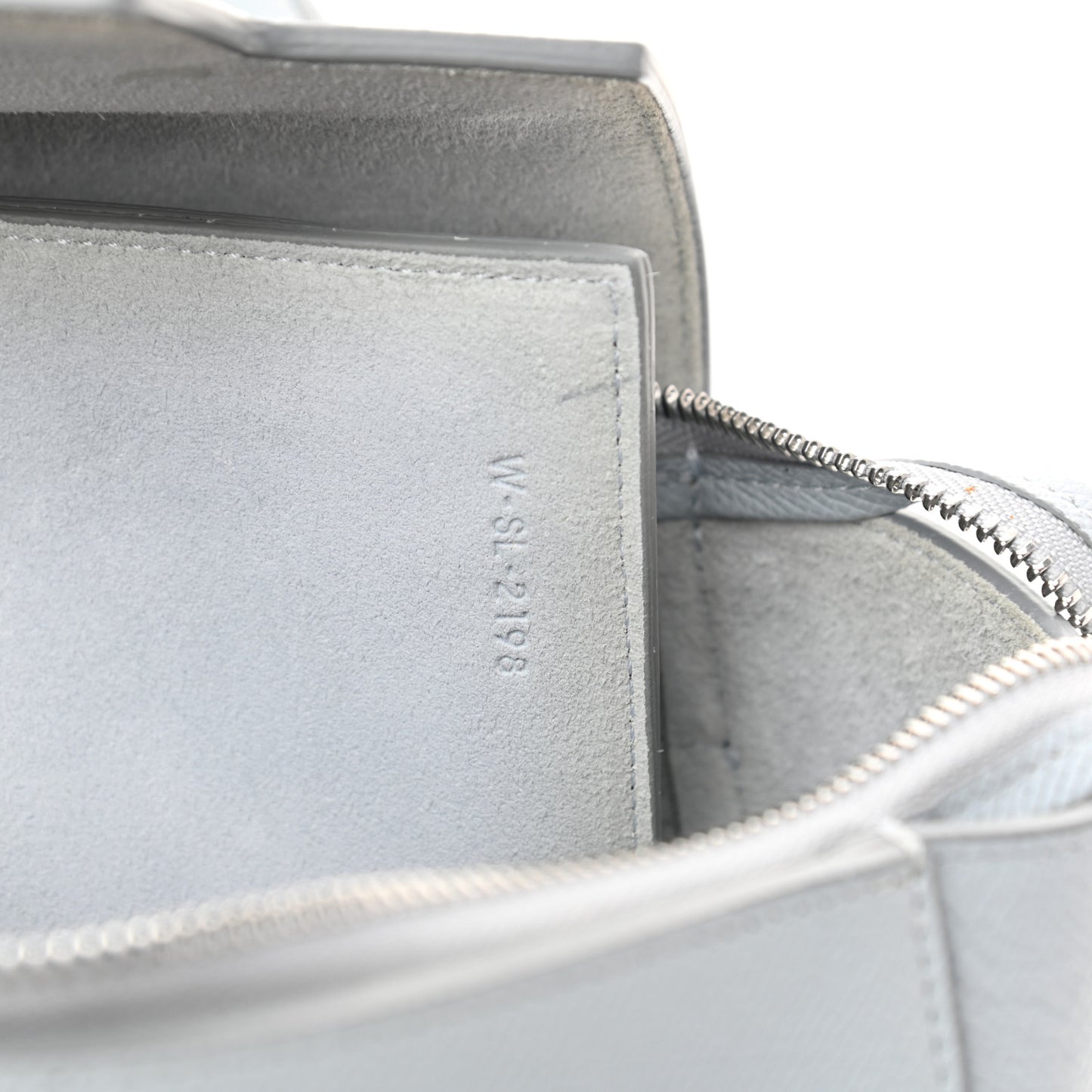 Grained Calfskin Micro Belt Bag Cloud
