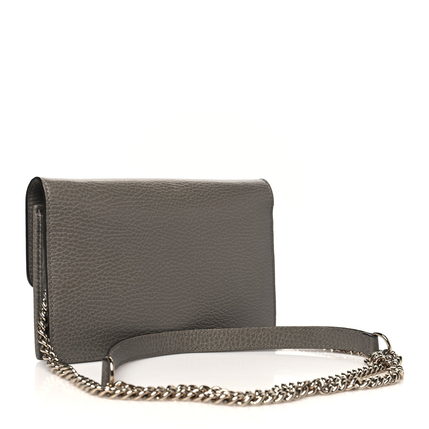 Dollar Calfskin Interlocking G Chain Wallet Loess