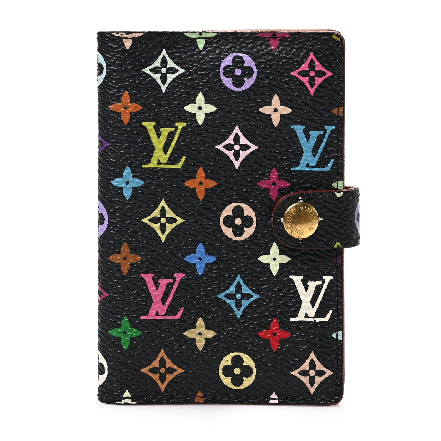 Louis Vuitton Monogram Multicolor Carnet de Bal Mini Agenda Cover Black 1 of 6