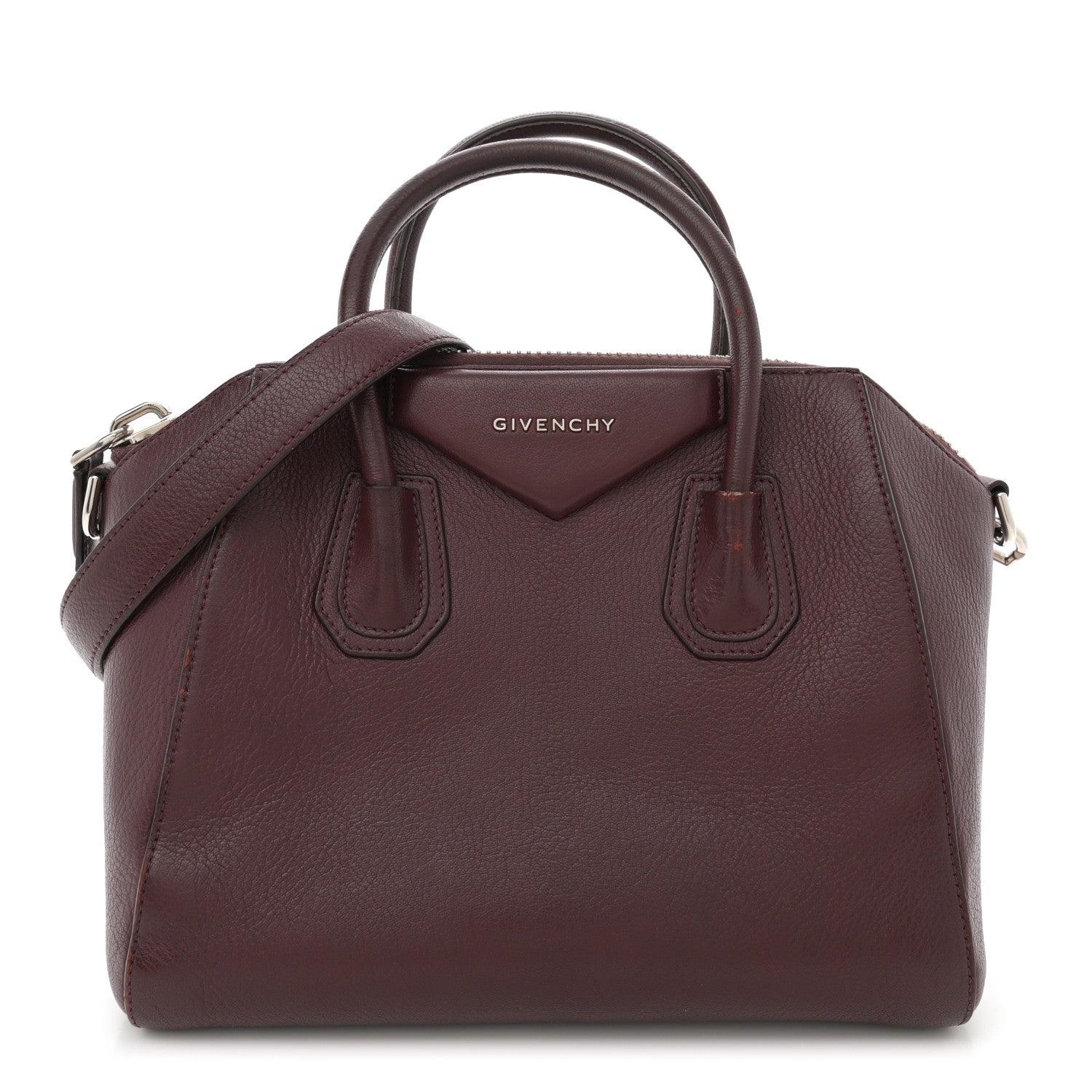 Givenchy Sugar Goatskin Small Antigona Oxblood 1 of 15