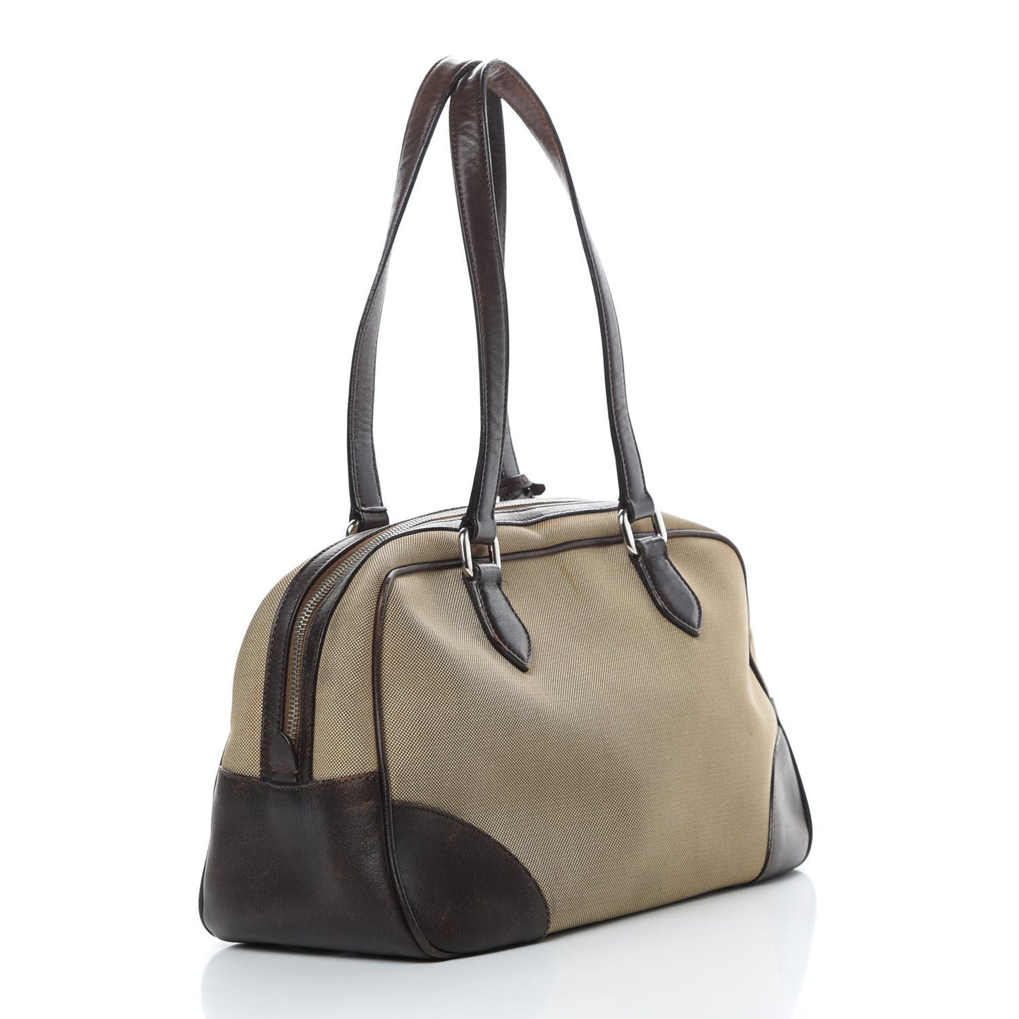 Jacquard Logo Bauletto Corda Bruciato