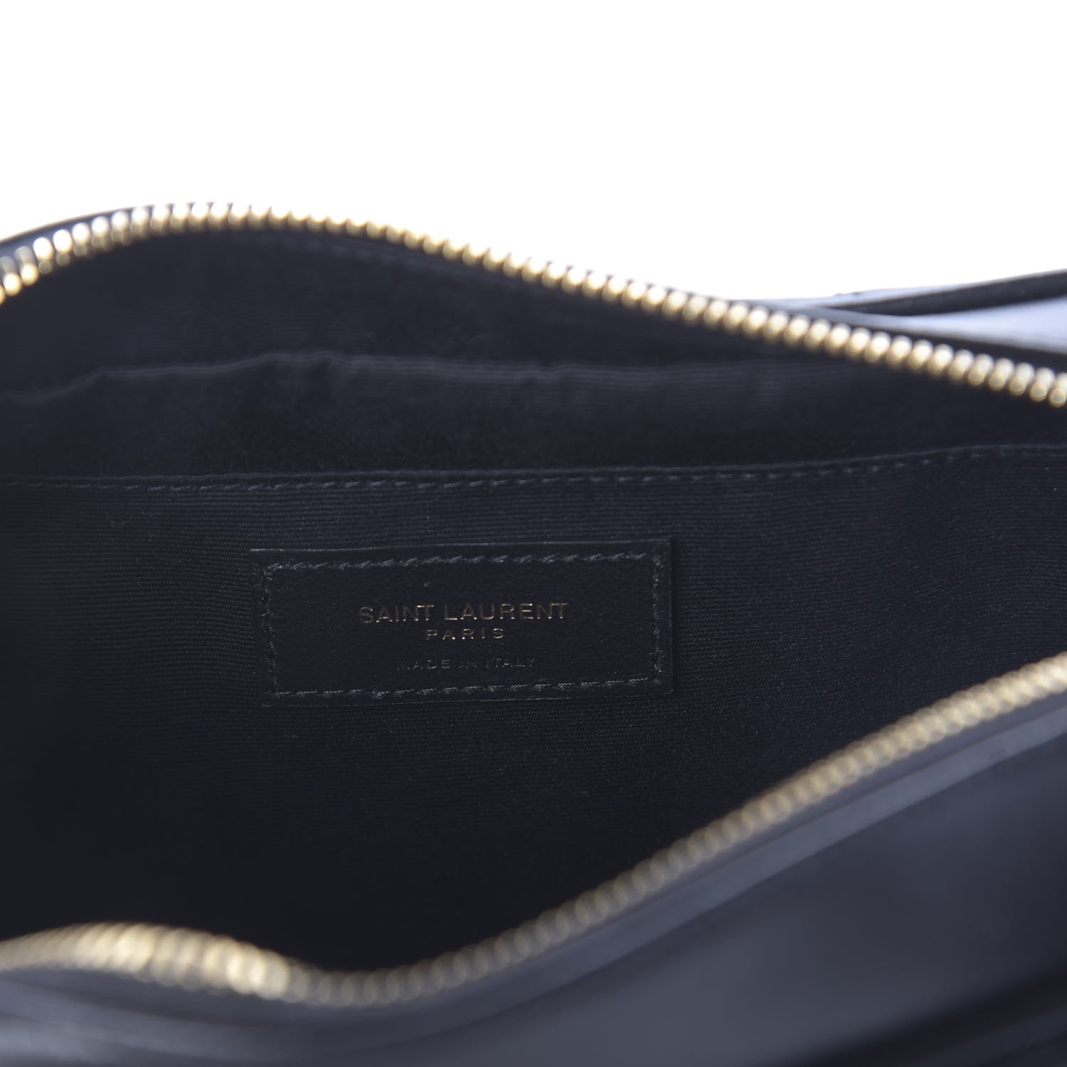 Saint Laurent Calfskin Matelasse Monogram Lou Camera Bag Black 8 of 9