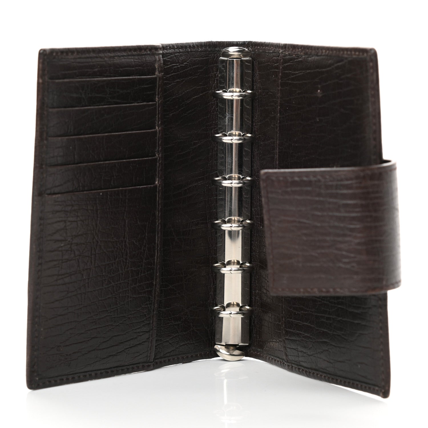 Gucci Monogram Web Small Ring Agenda Brown 5 of 11