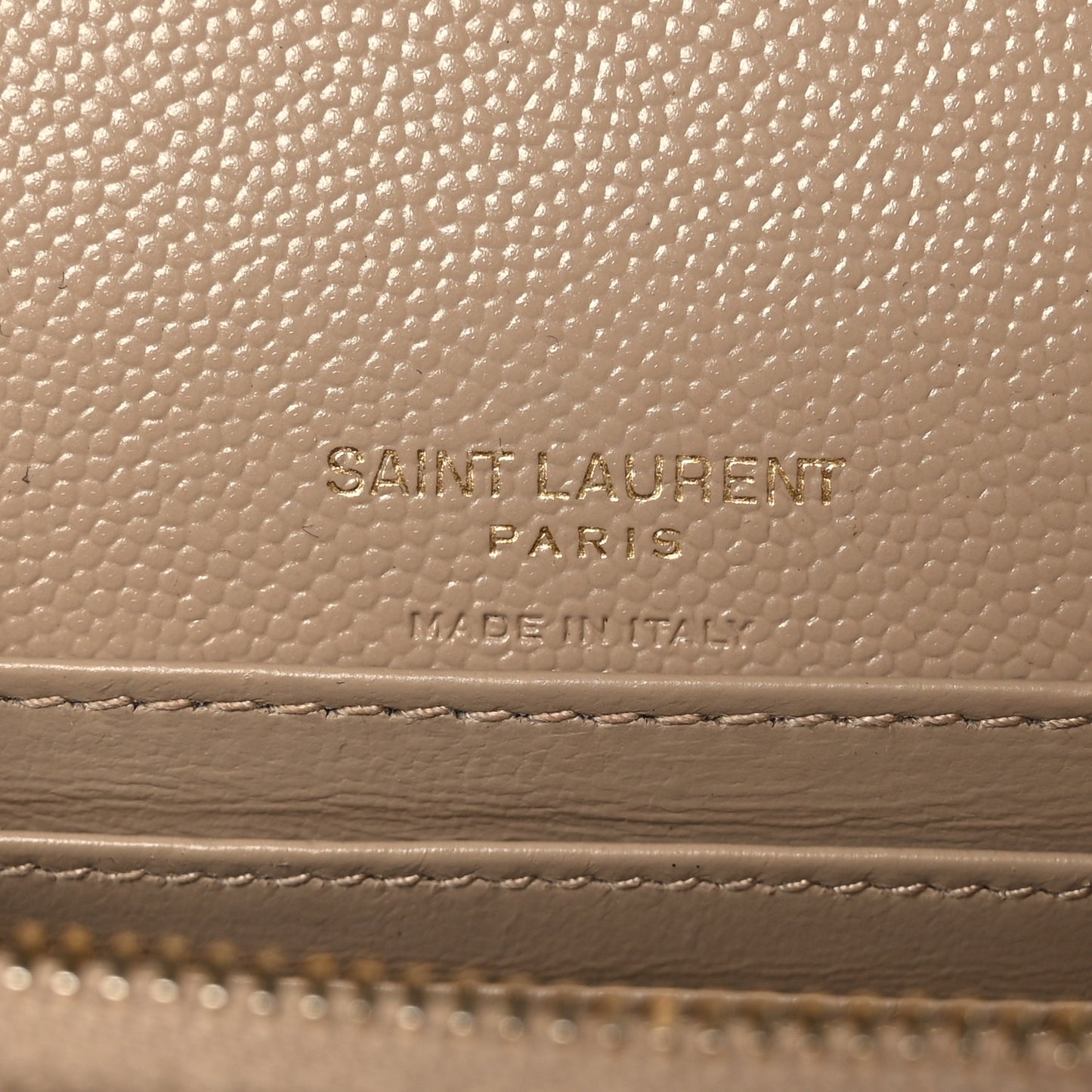 Grain De Poudre Monogram Kate Belt Bag Dark Beige