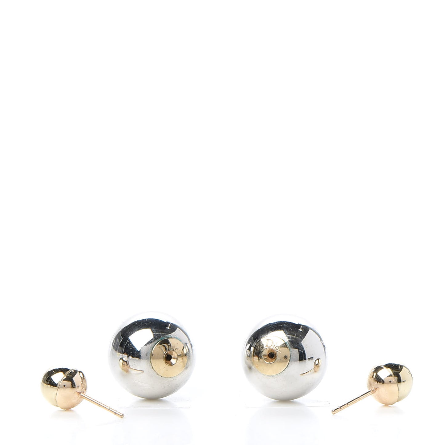 Mise En Dior Tribal Earrings Gold Silver