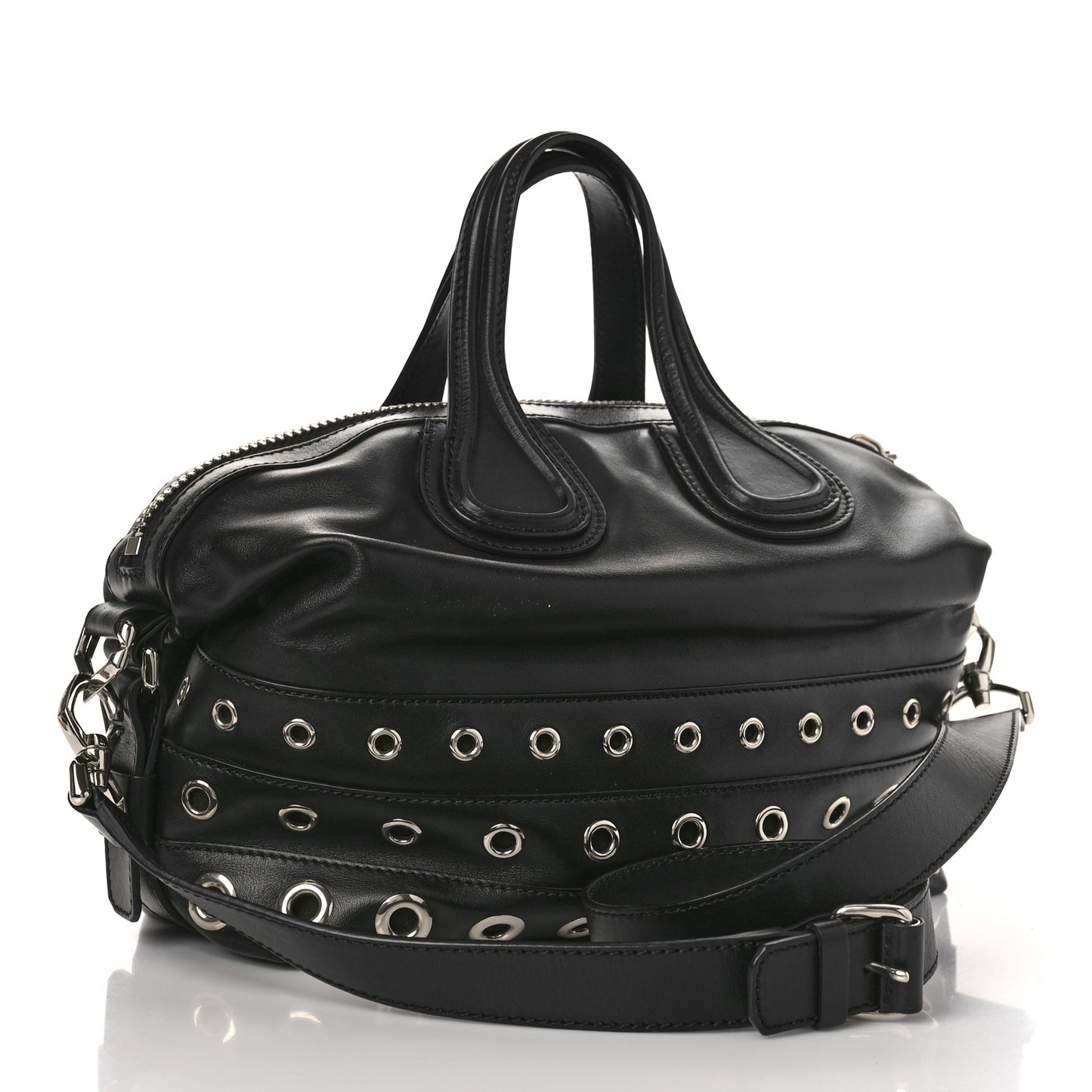 Calfskin Grommet Small Nightingale Black