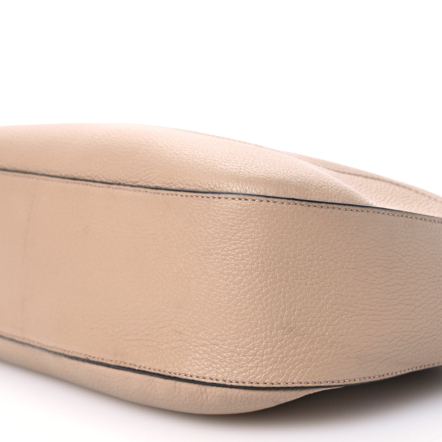 Vitello Phenix Zippered Messenger Hobo Cammeo