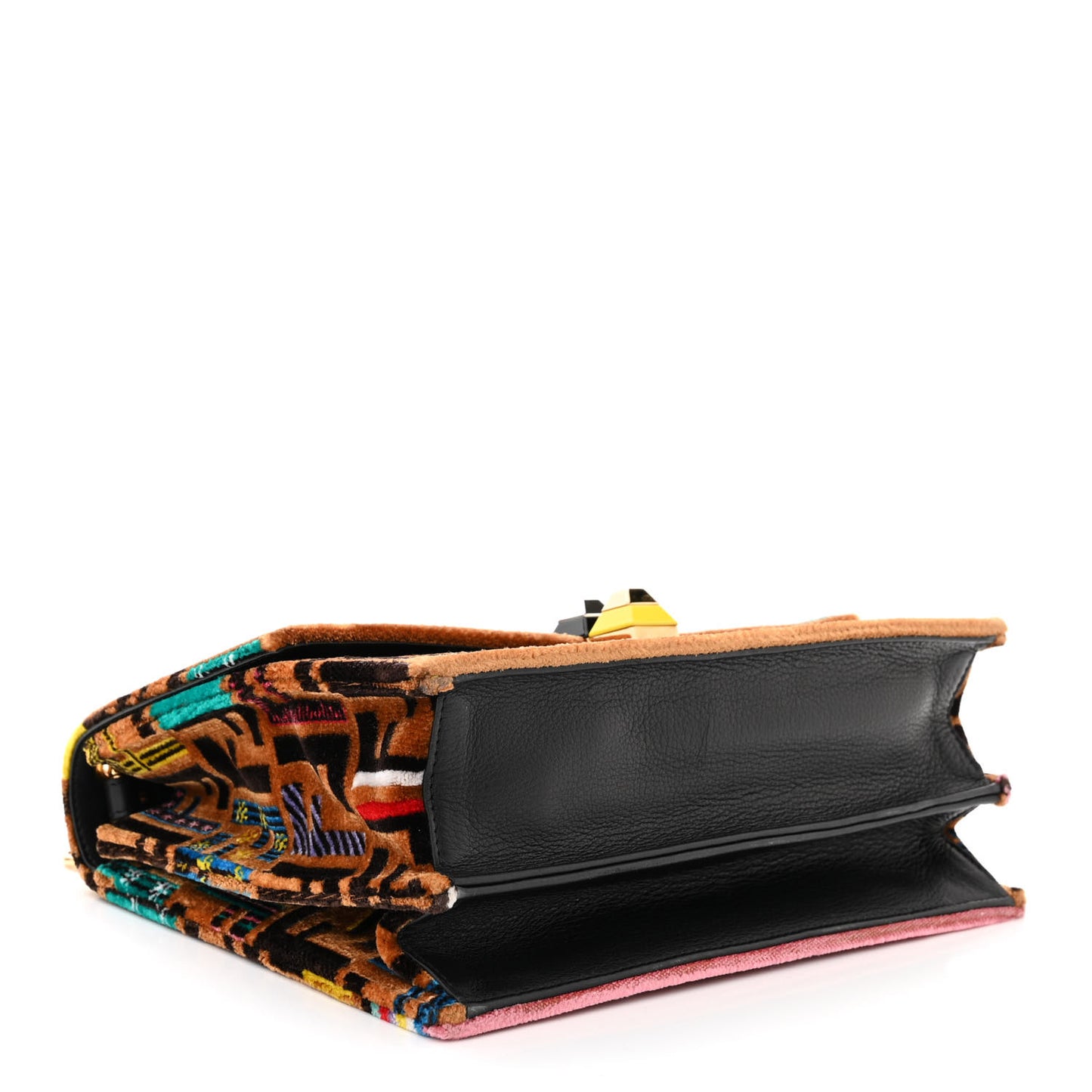 Velvet Vitello Dolce Fun Fair Kan I Shoulder Bag Tobacco Multicolor Black