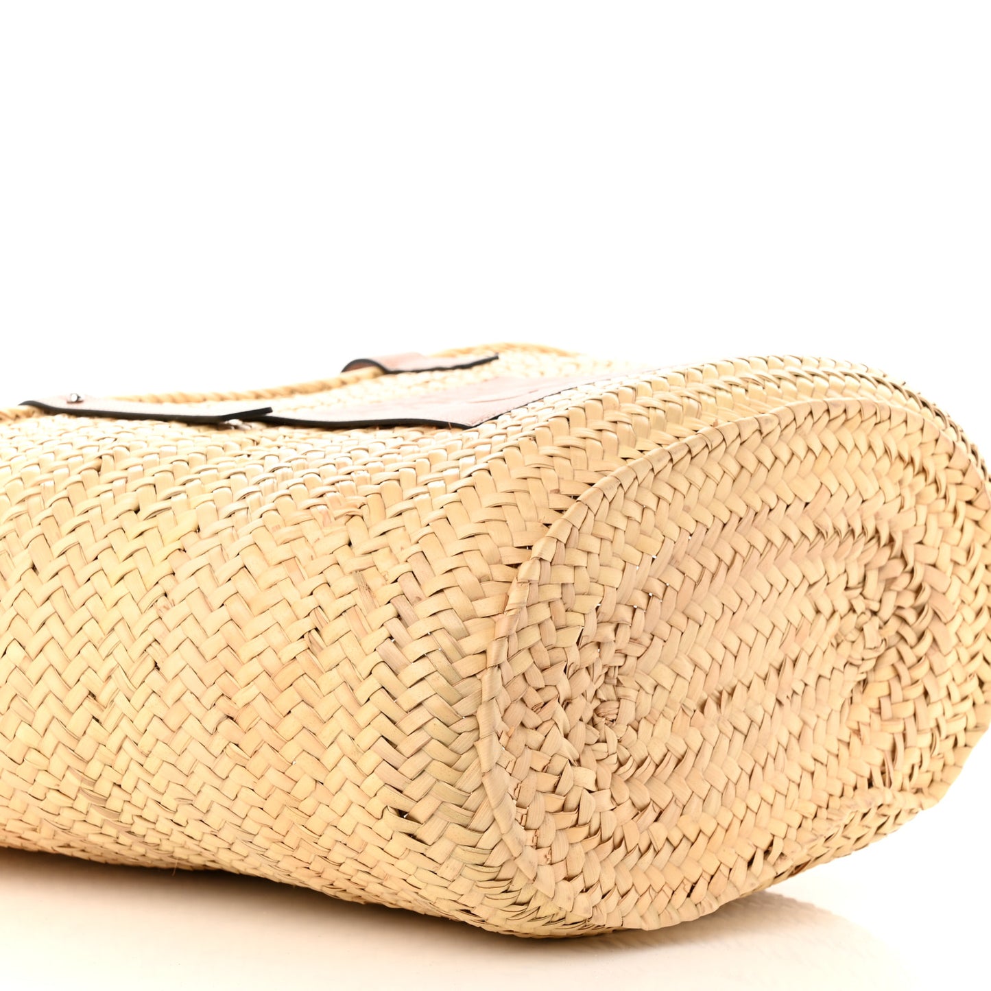 Raffia Large Basket Tote Bag Natural Tan