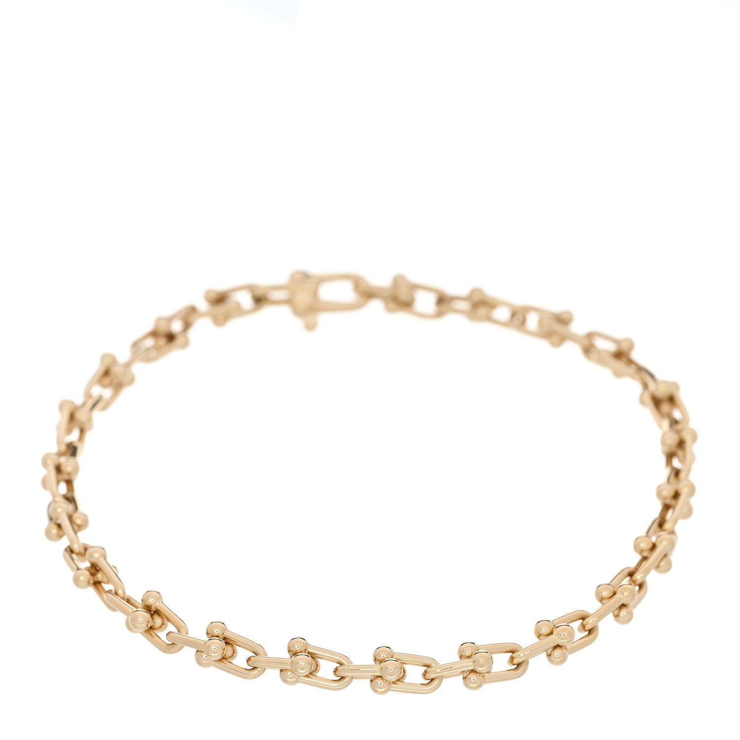 Tiffany 18K Yellow Gold Micro HardWear Link Bracelet 1807862