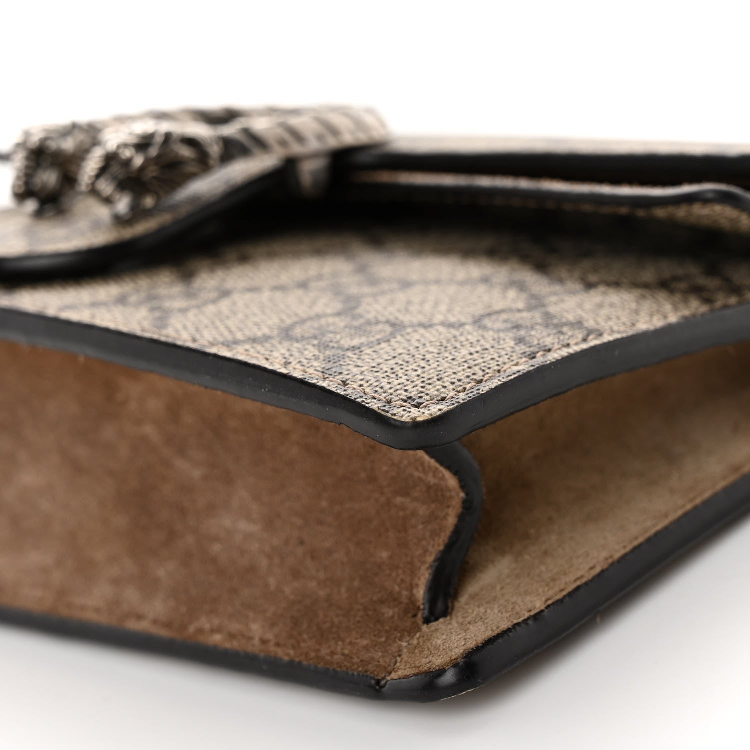 Gucci GG Supreme Monogram Super Mini Dionysus Shoulder Bag Taupe 10 of 11