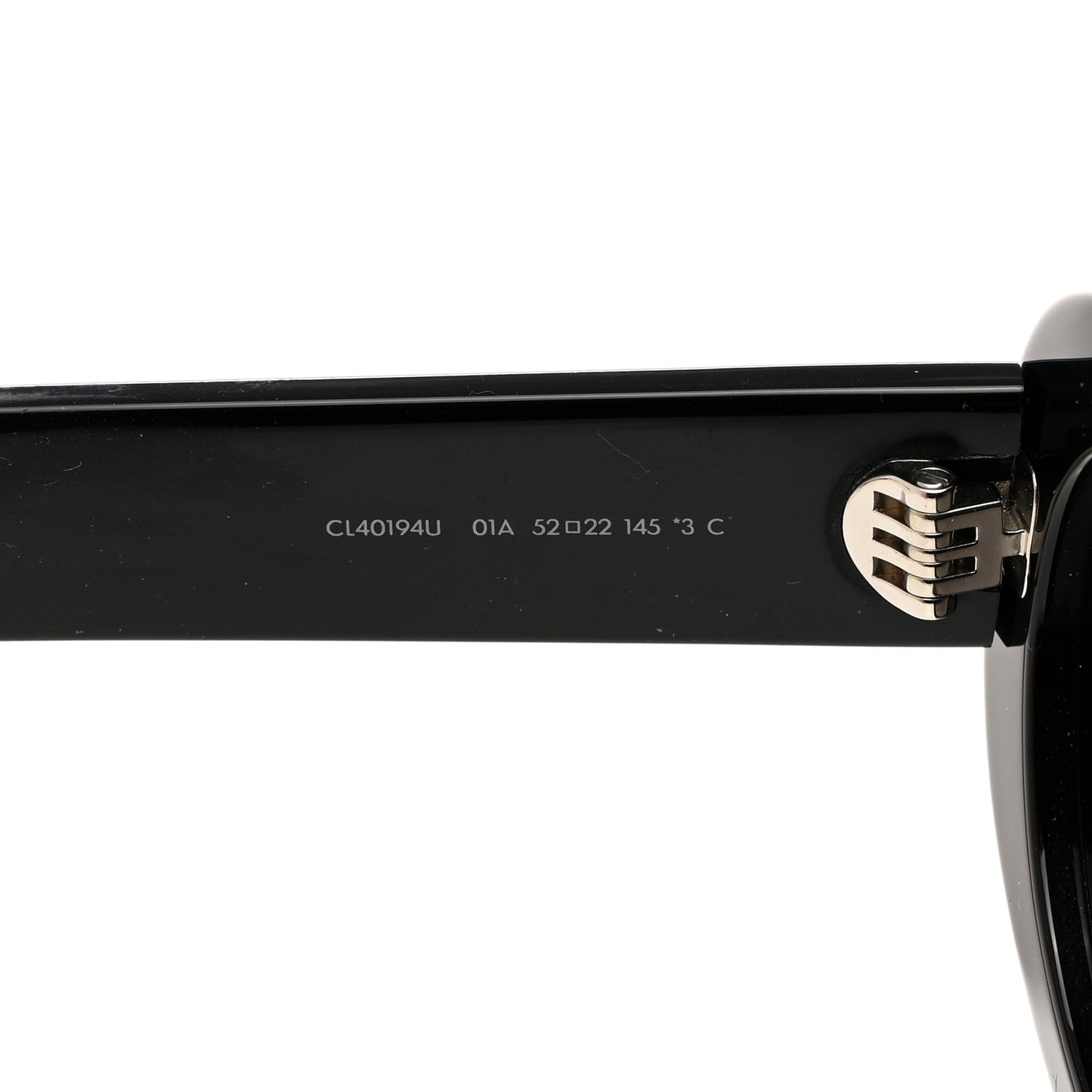 Acetate Triomphe 01 Sunglasses CL 40194U Black