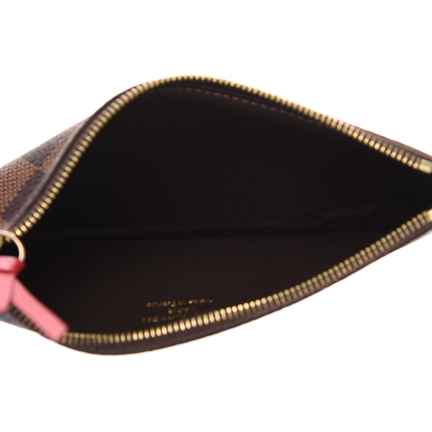 Damier Ebene Felicie Chain Wallet Zippered Insert