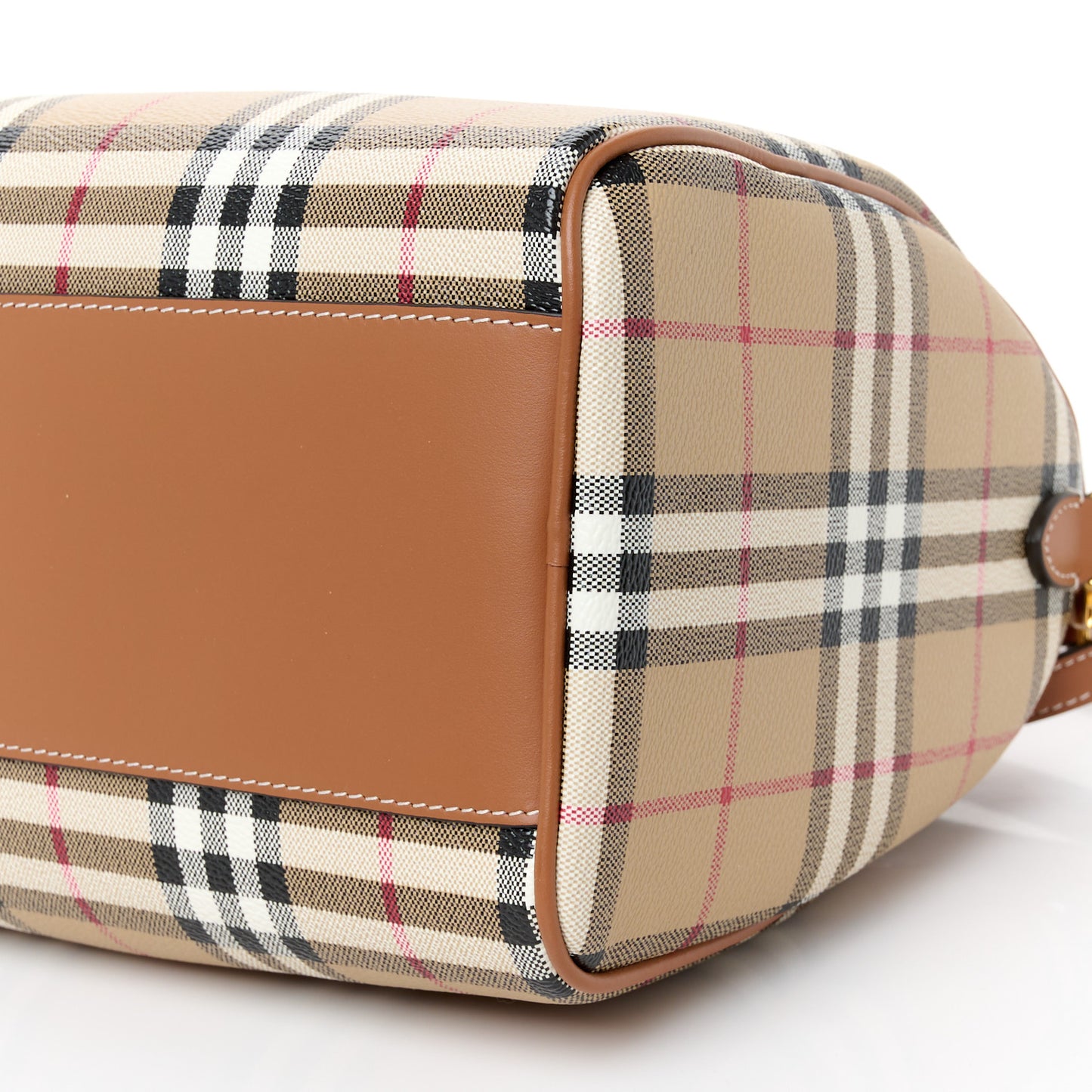 Horseferry Check Medium Bowling Bag Archive Beige