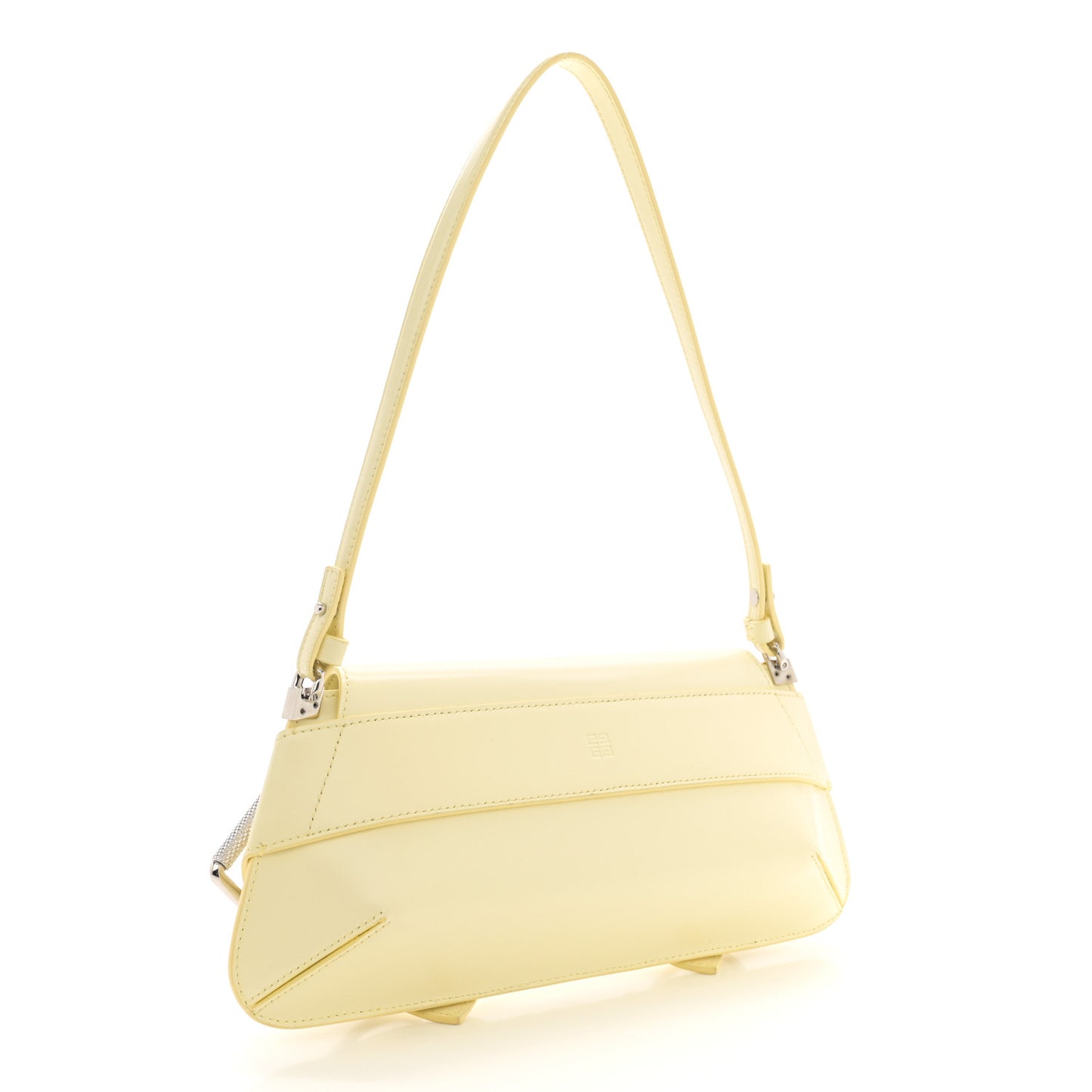 Calfskin Voyou Flap Bag Soft Yellow