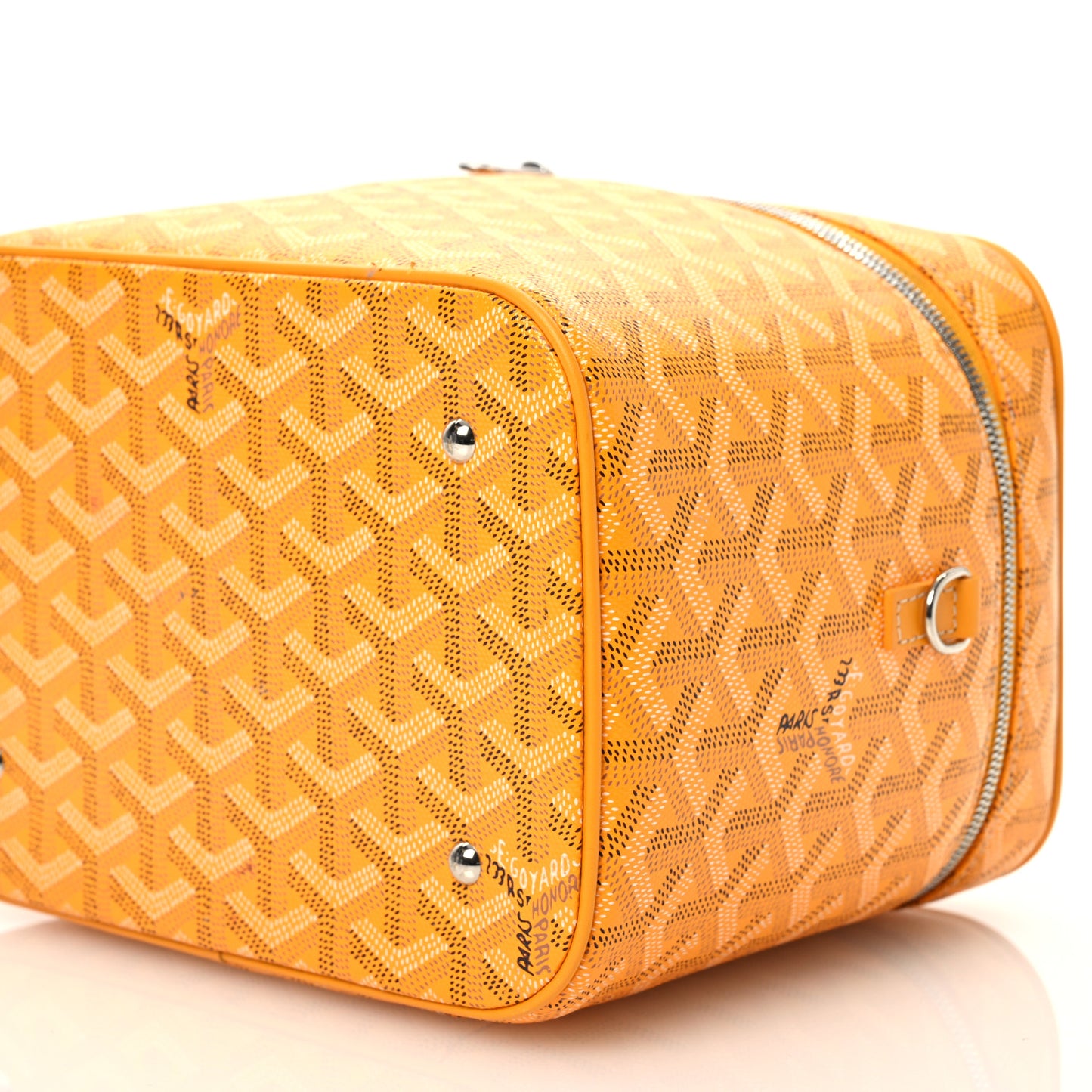Goyardine Muse Vanity Case Yellow