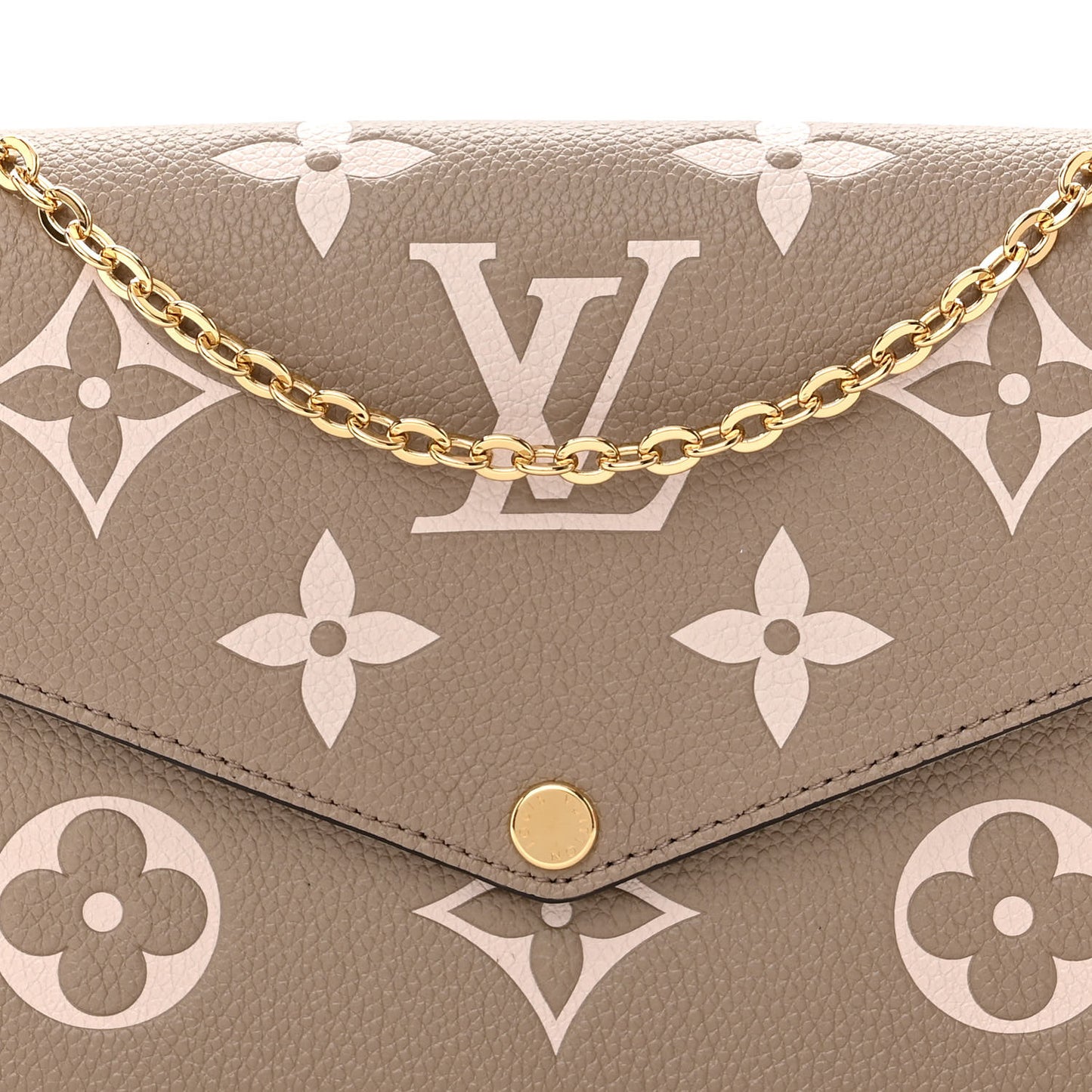 Empreinte Monogram Giant Felicie Pochette Tourterelle Creme