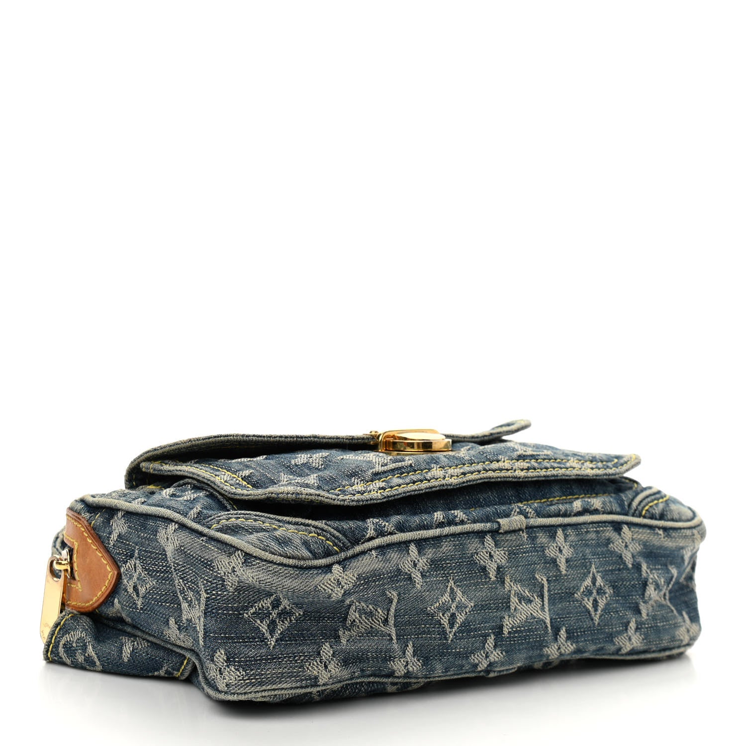 Louis Vuitton Monogram Denim Bum Bag Blue 4 of 10