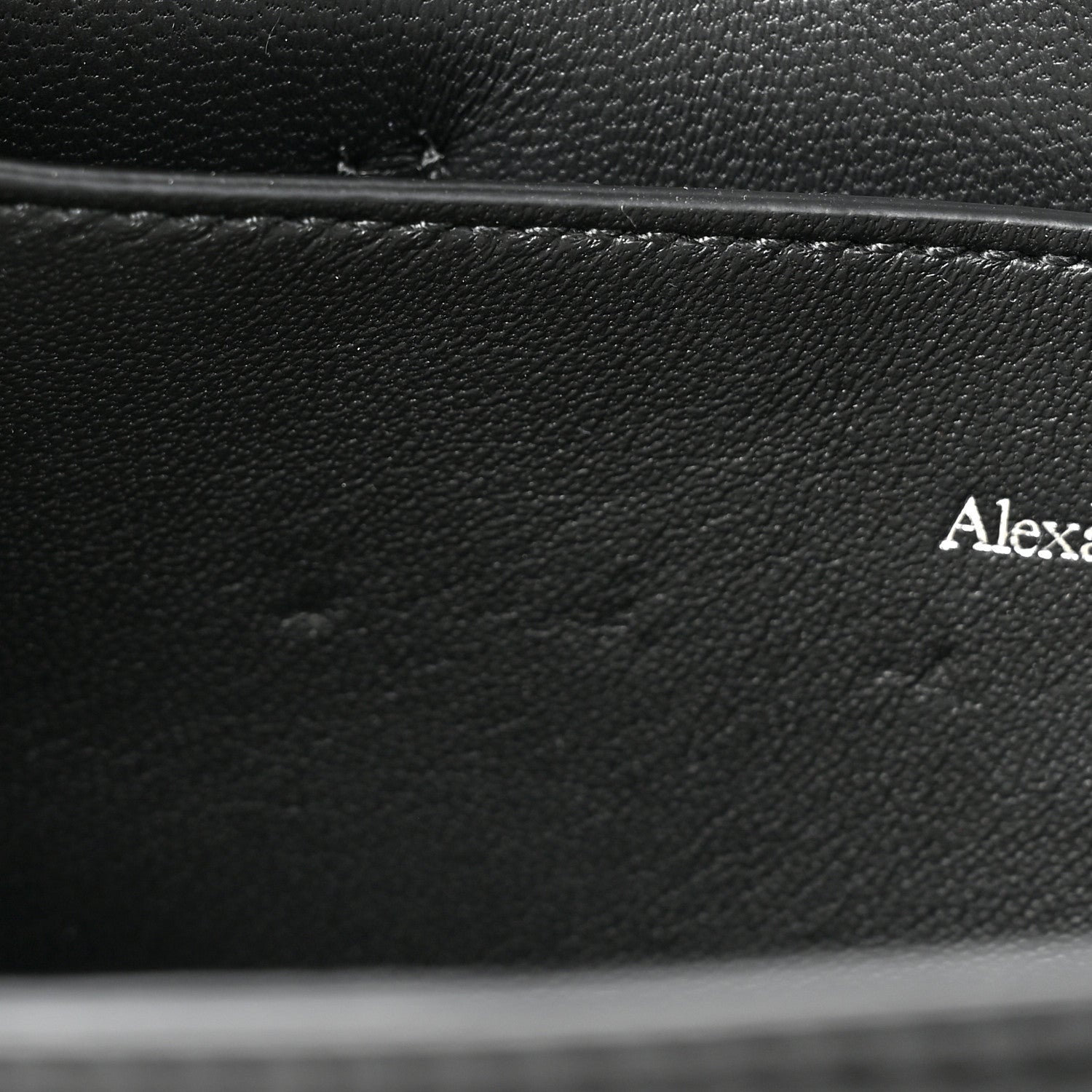 Alexander McQueen Calfskin Small Slash Bag Black White 10 of 11