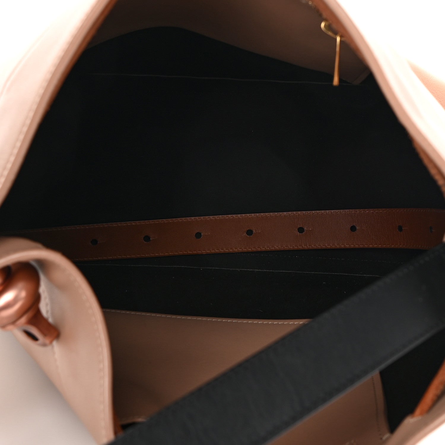 Tom Ford Calfskin Fisherman Hook Drawstring Hobo Bag Blush Nude 5 of 17