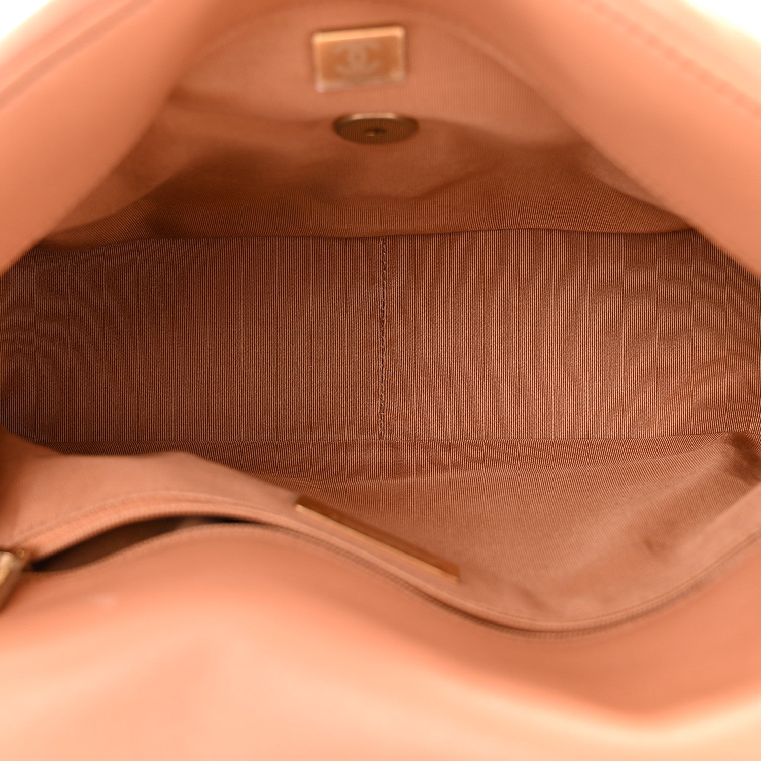 Chanel Lambskin Quilted Large Chanel 19 Flap Brown 5 of 11