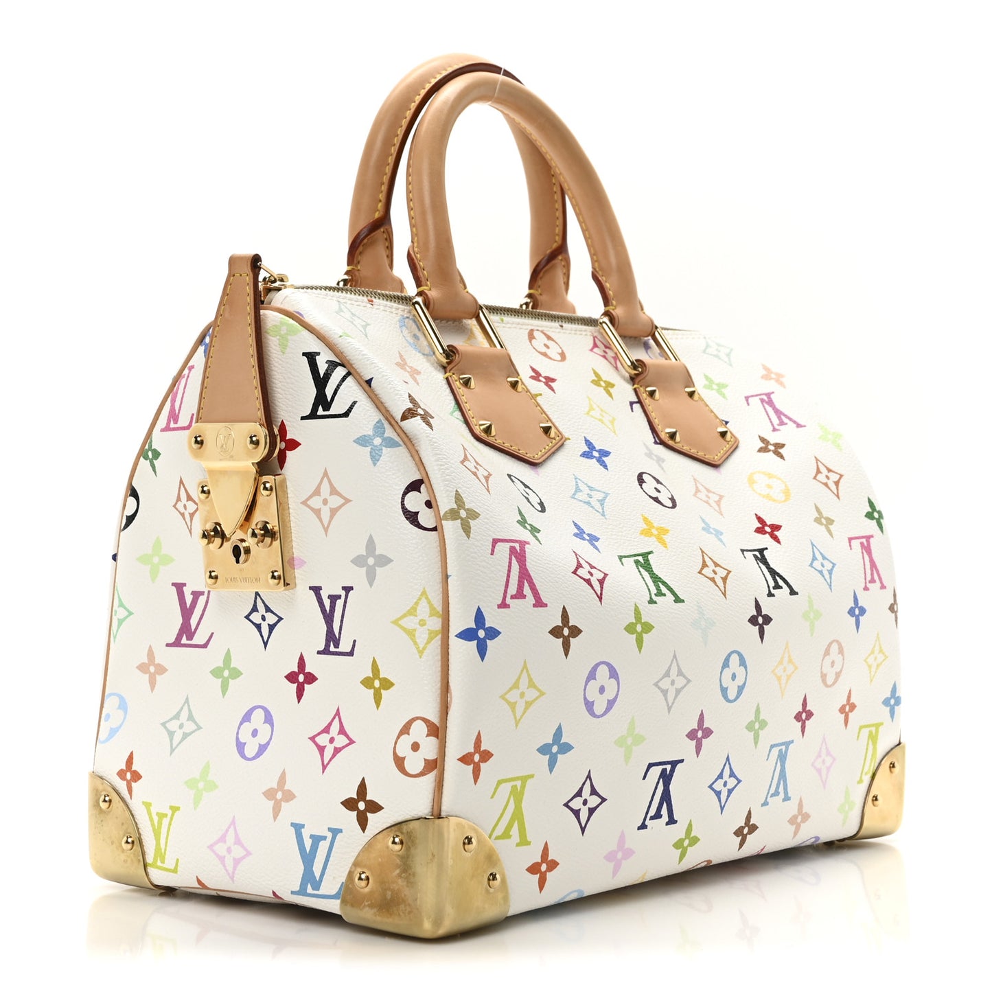 Monogram Multicolor Speedy 30 White