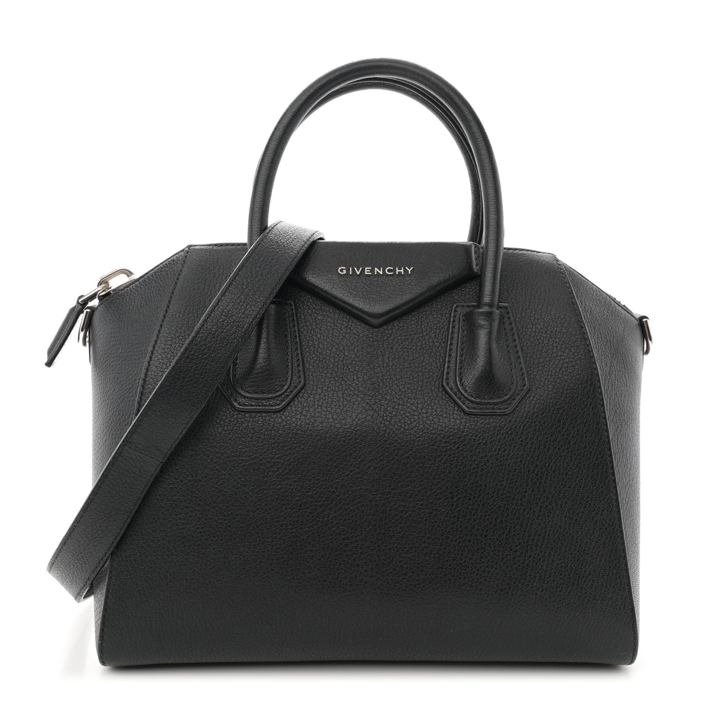 Sugar Goatskin Small Antigona Black