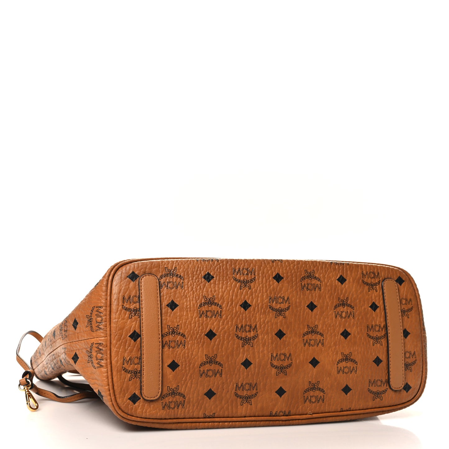 Visetos Medium Liz Reversible Shopper Tote Cognac