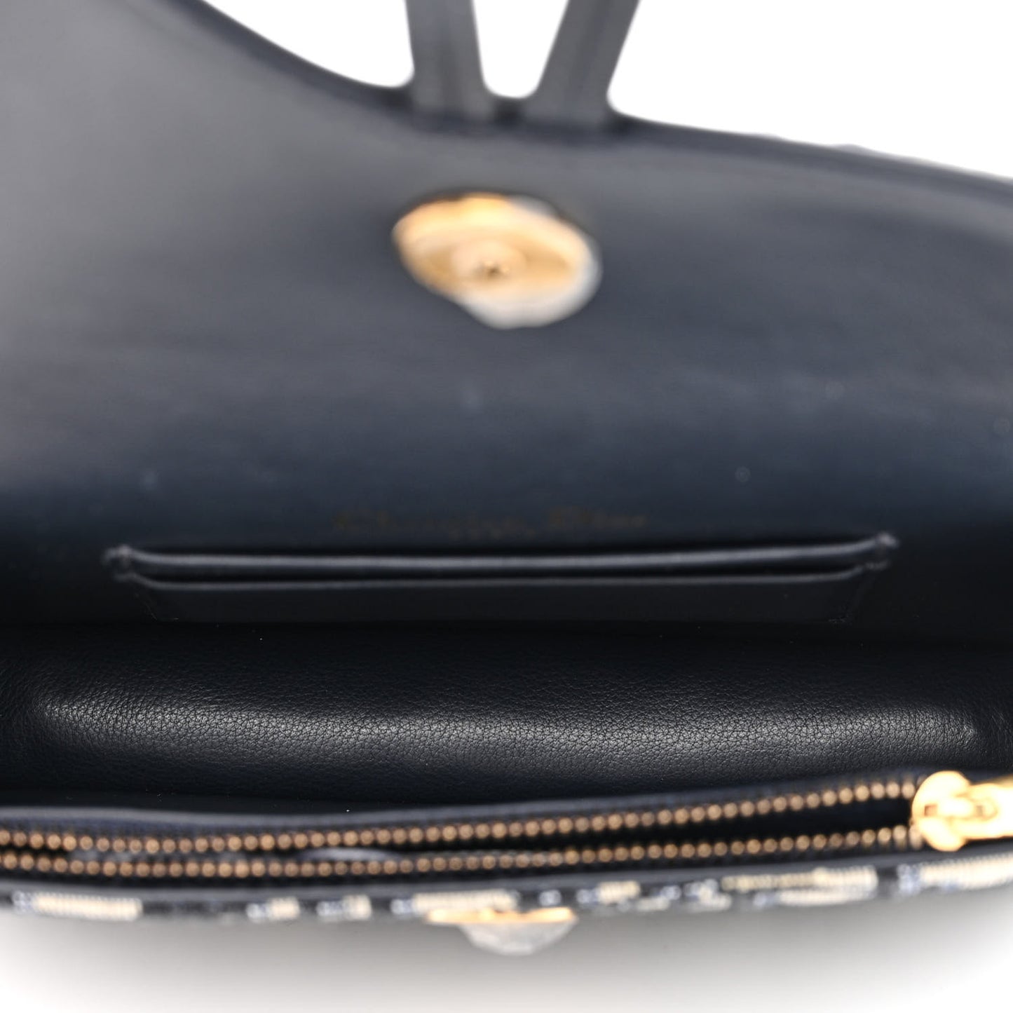 Oblique Saddle Belt Bag Blue