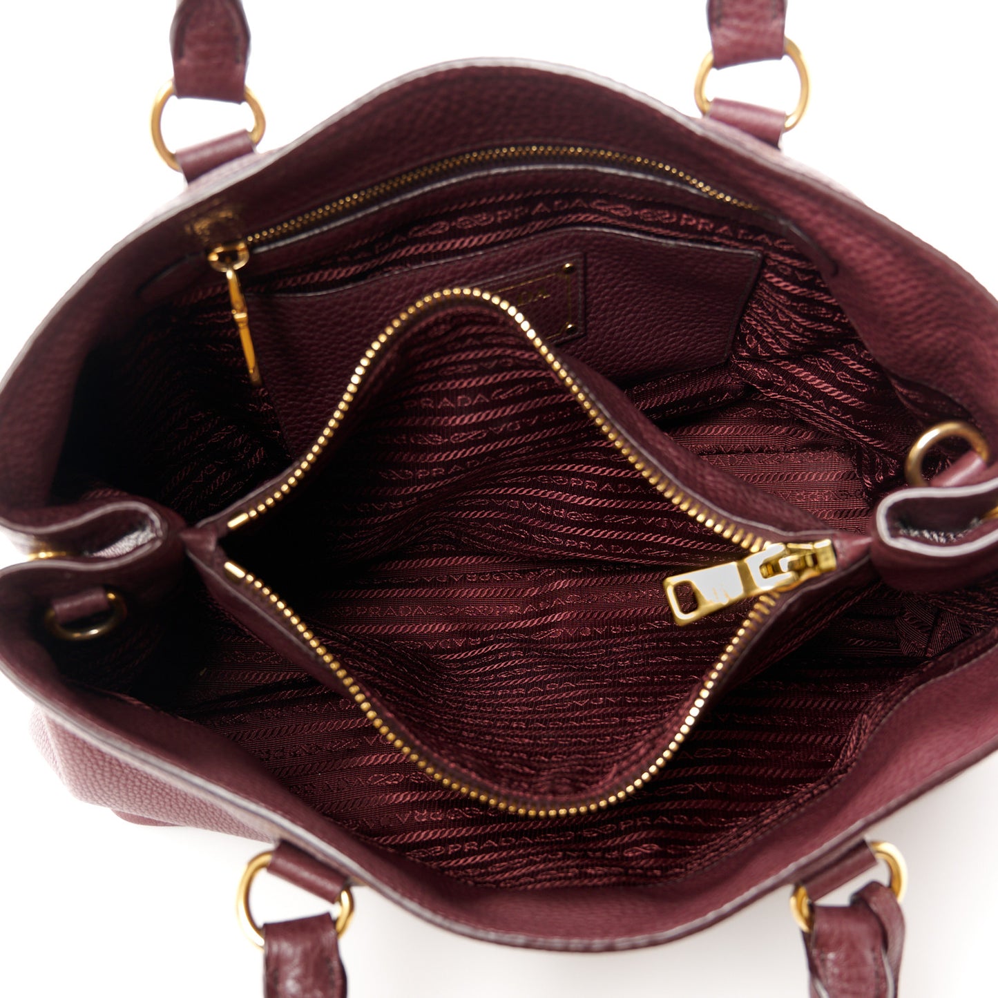 Vitello Daino Tote Granato