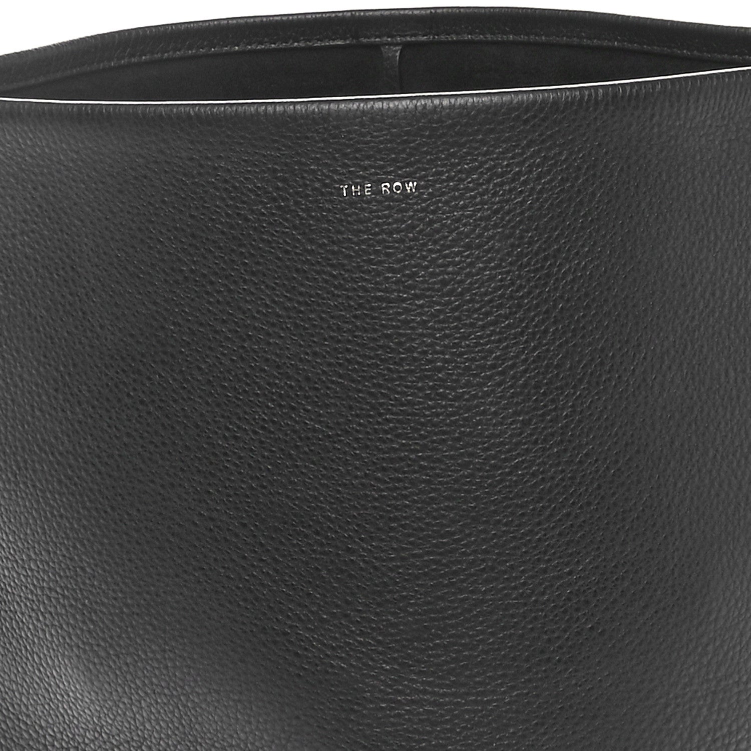 The Row Grained Calfskin Medium N/S Park Tote Black 7 of 9