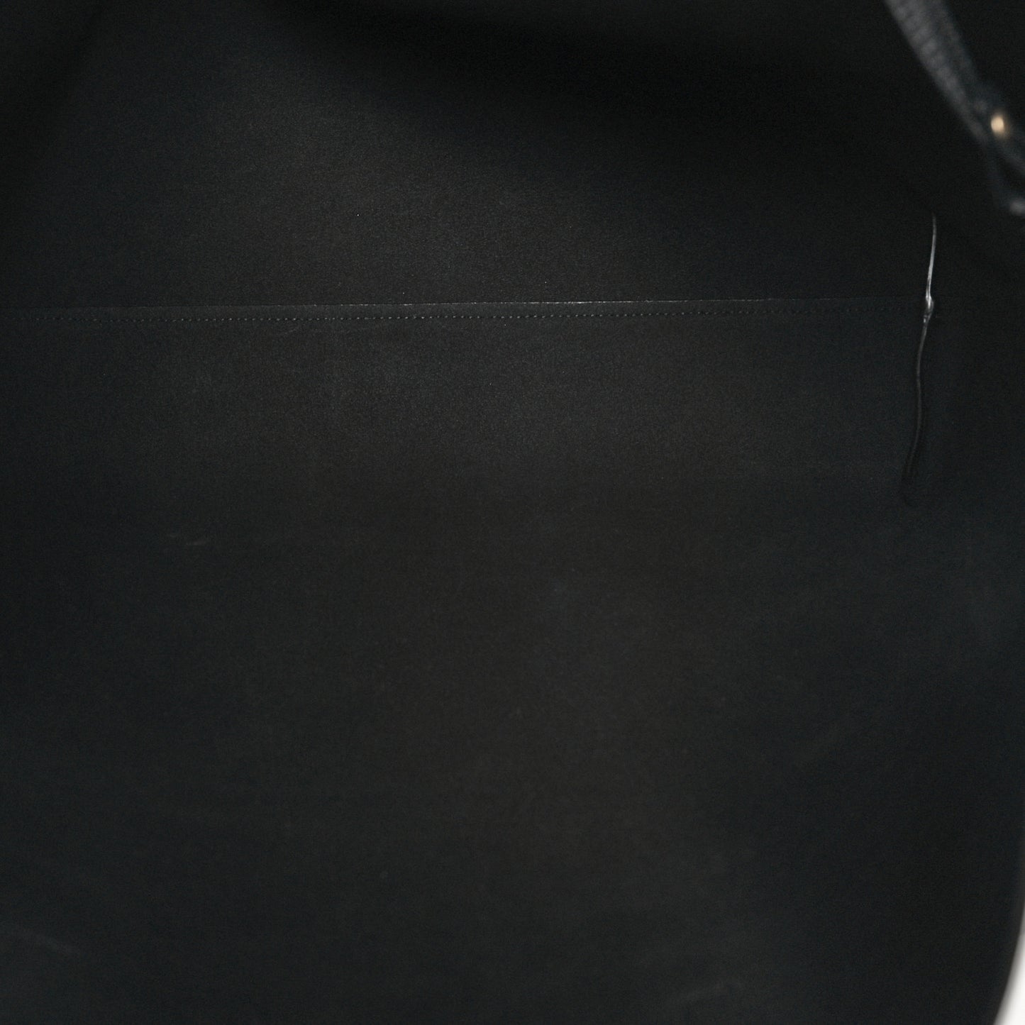 Calfskin Large Shopping Tote Black