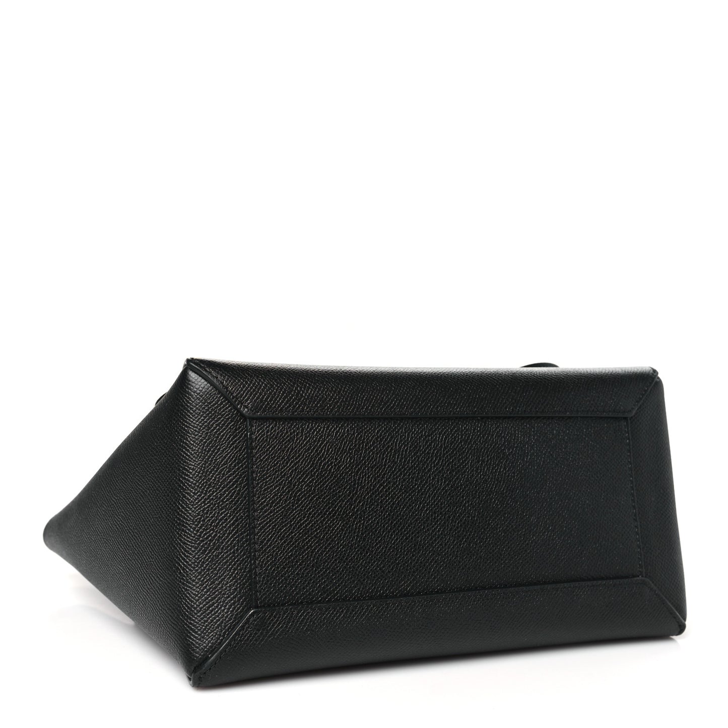 Grained Calfskin Micro Belt Bag Black