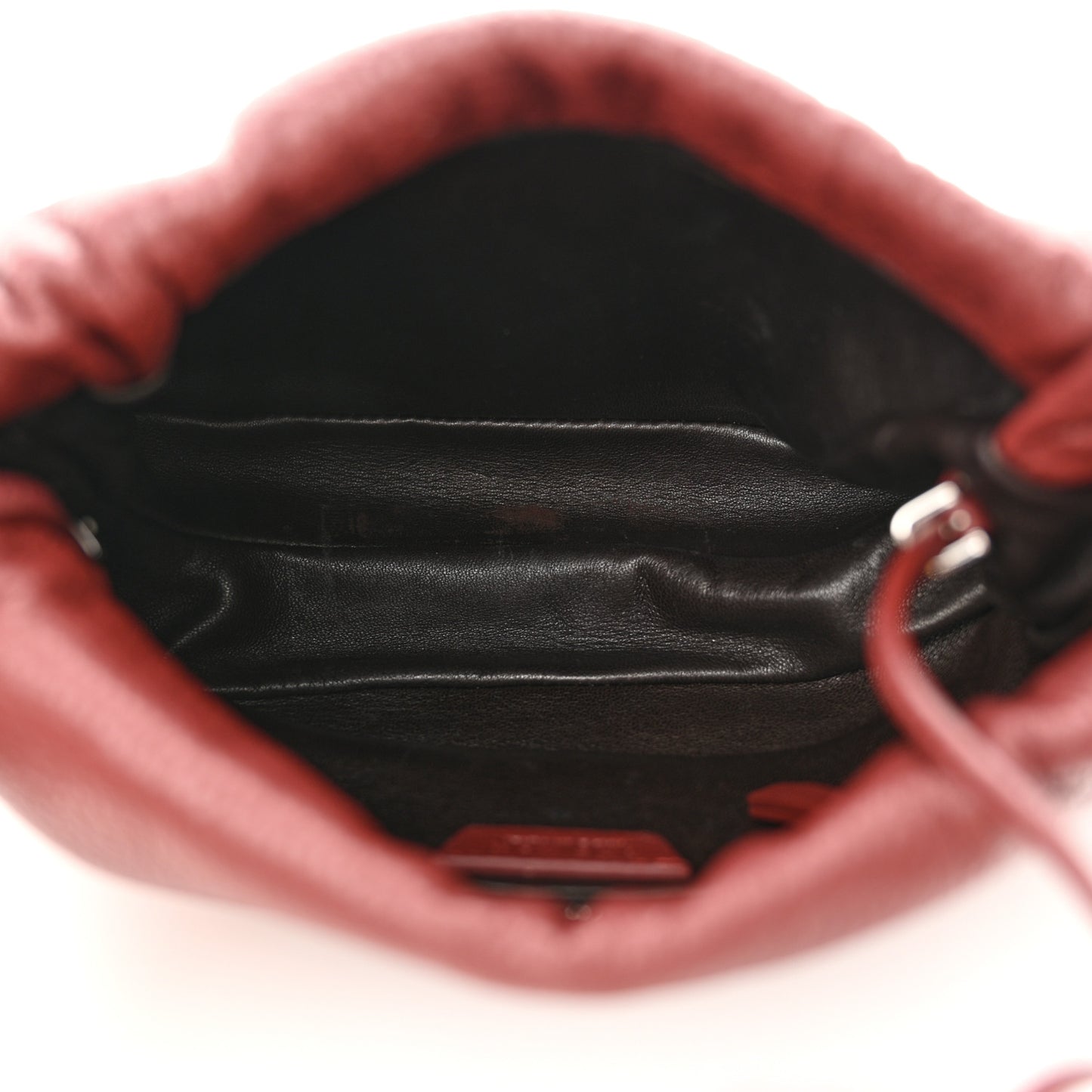 Grained Calfskin Bourse Clutch