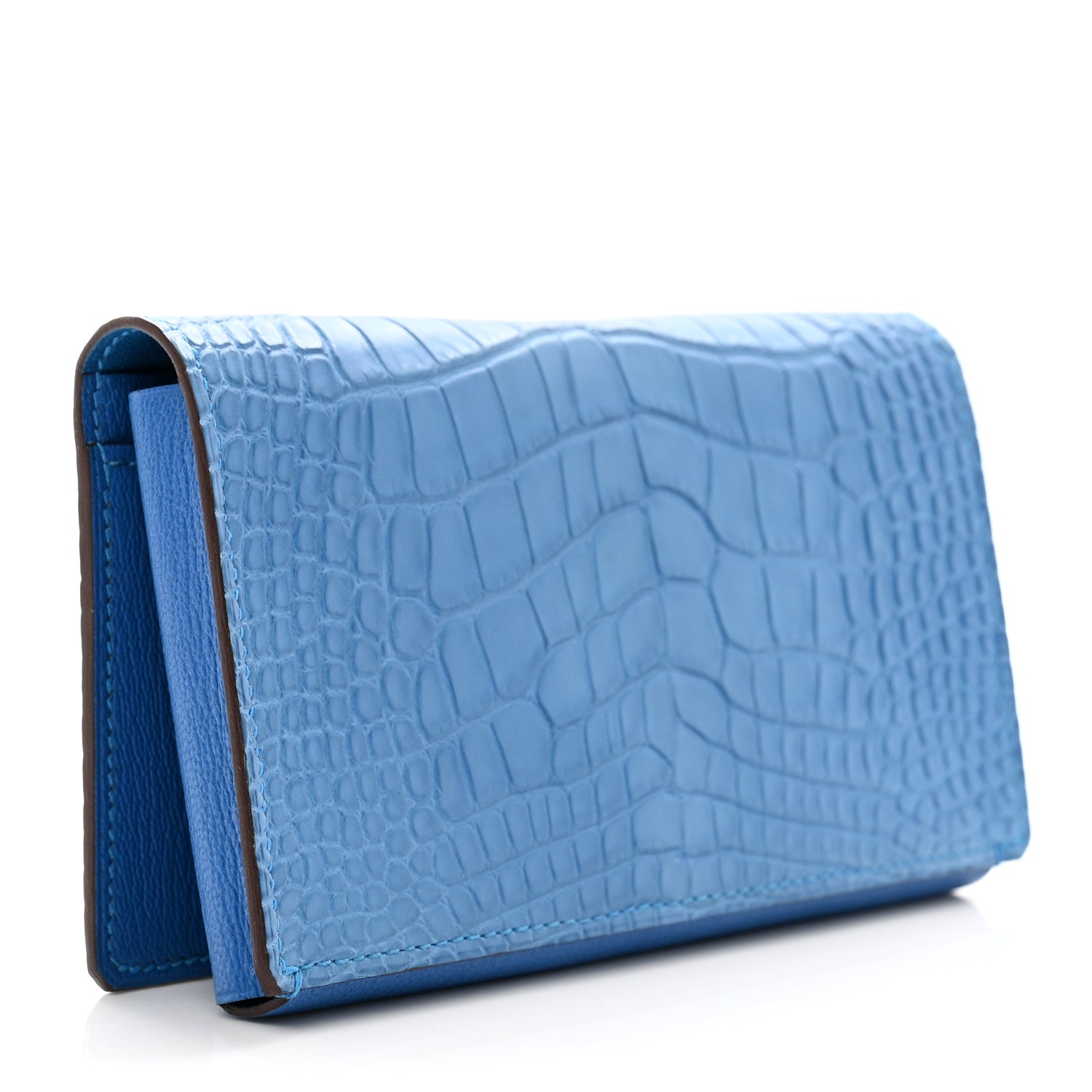 Hermes Matte Alligator Smart Classic Case Mykonos 3 of 6