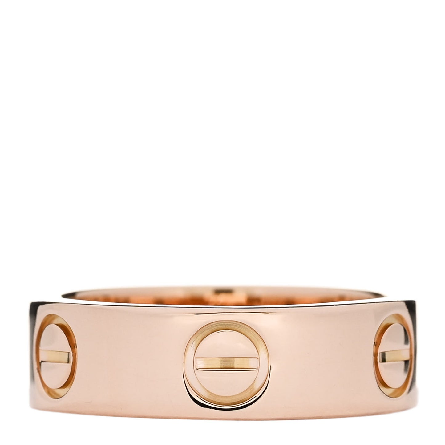 18K Pink Gold 5.5mm LOVE Ring 50 5.25