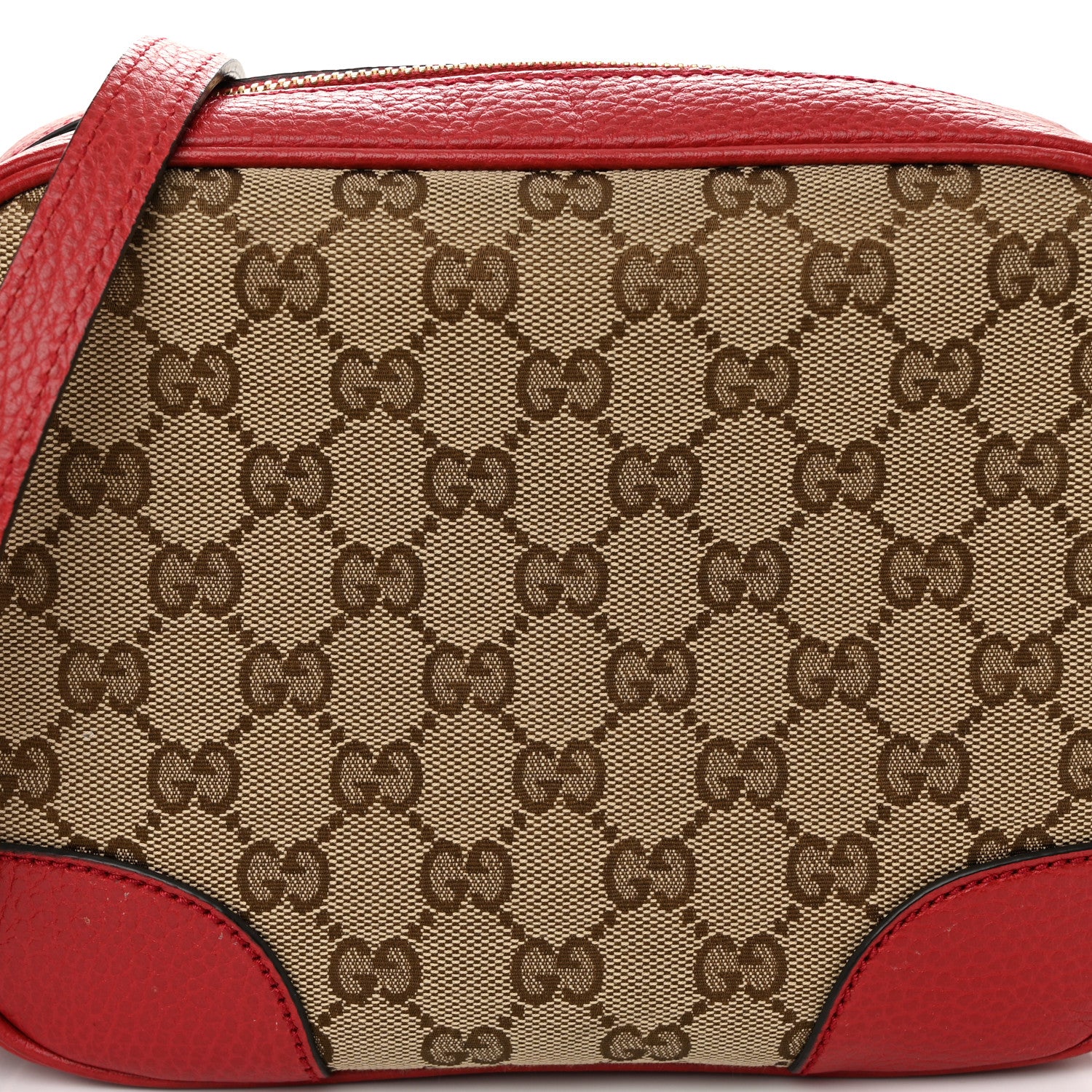 Gucci Monogram Mini Bree Messenger Bag Red 8 of 10