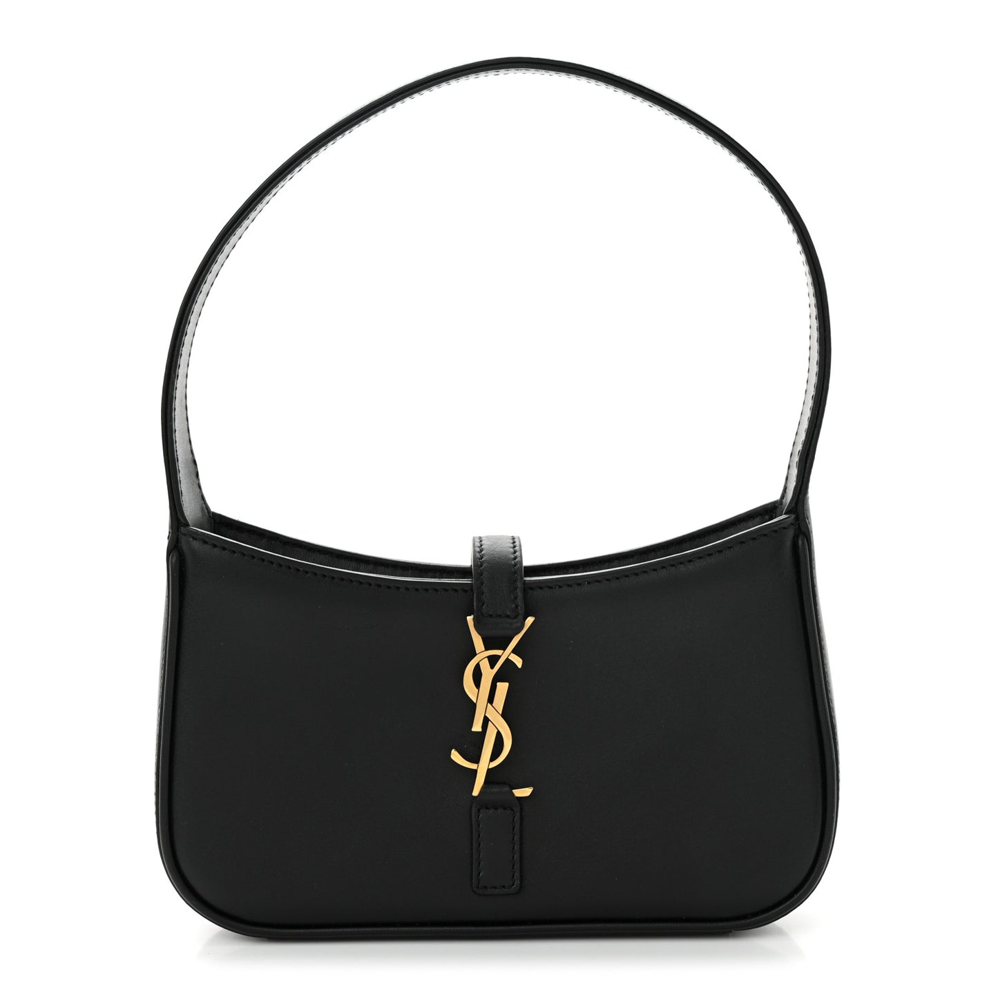 Smooth Calfskin Le 5 A 7 Mini Hobo Black