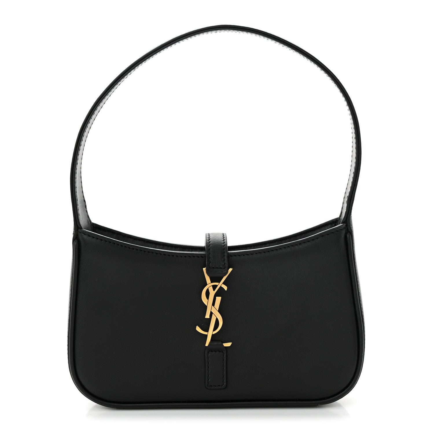 Saint Laurent Smooth Calfskin Le 5 A 7 Mini Hobo Black 1 of 11