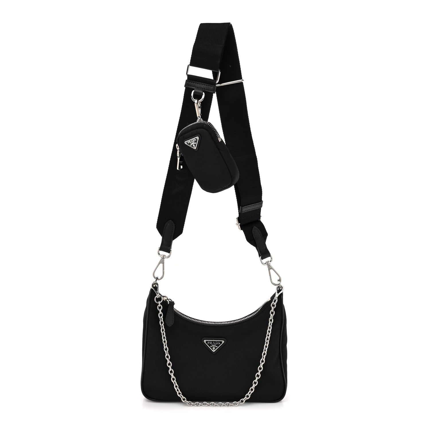 Prada Nylon Re-Edition 2005 Shoulder Bag Black 1 of 12