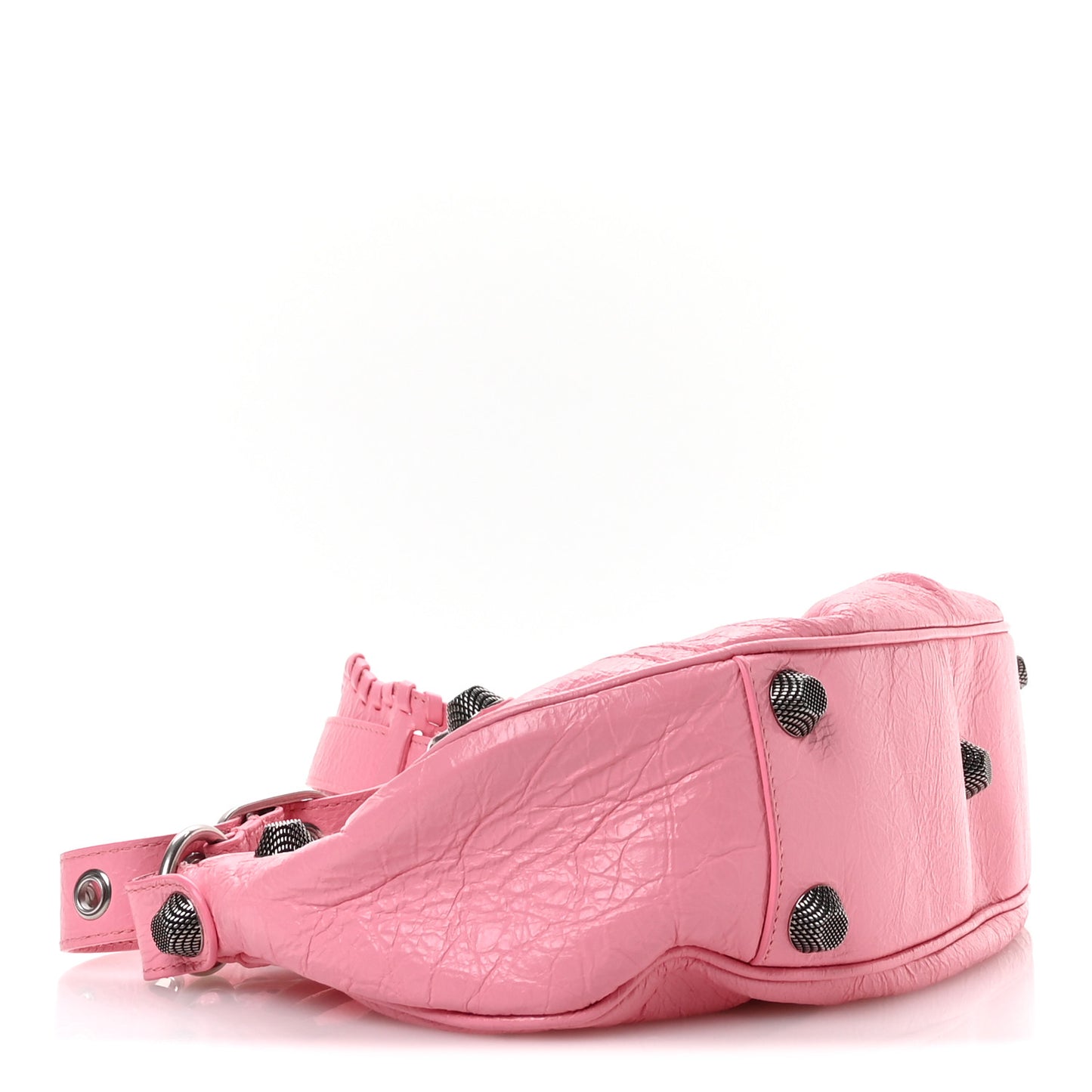 Agneau Arena Small Le Cagole Shoulder Bag Sweet Pink